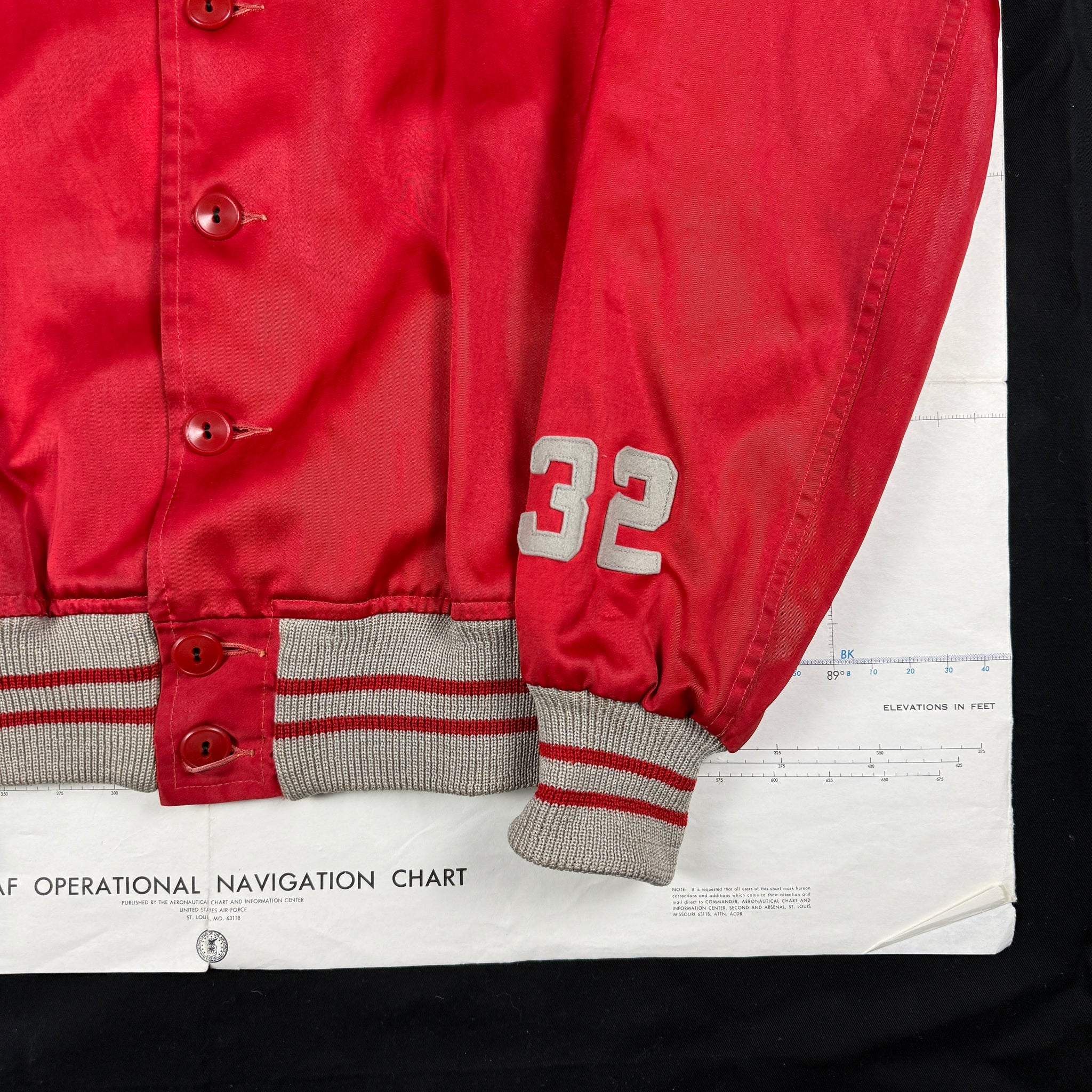 Lowe & Campbell 1940s/50s Satin Sports Jacket - Excellent 