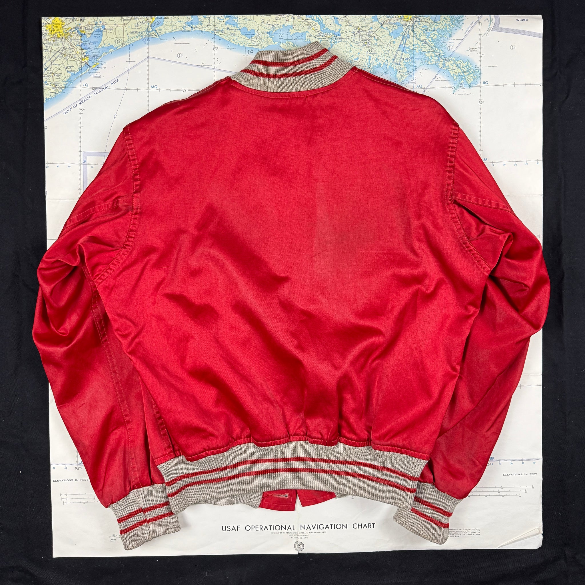 Lowe & Campbell 1940s/50s Satin Sports Jacket - Excellent 