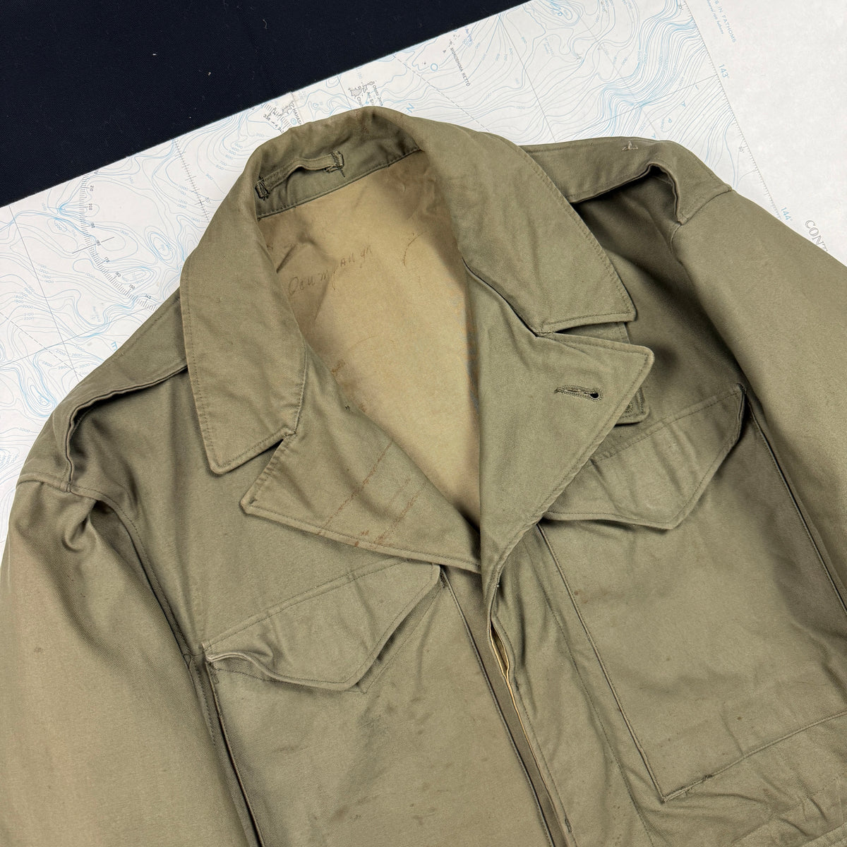 US Army M-1943 Field Jacket Rare '370B' 1st Pattern