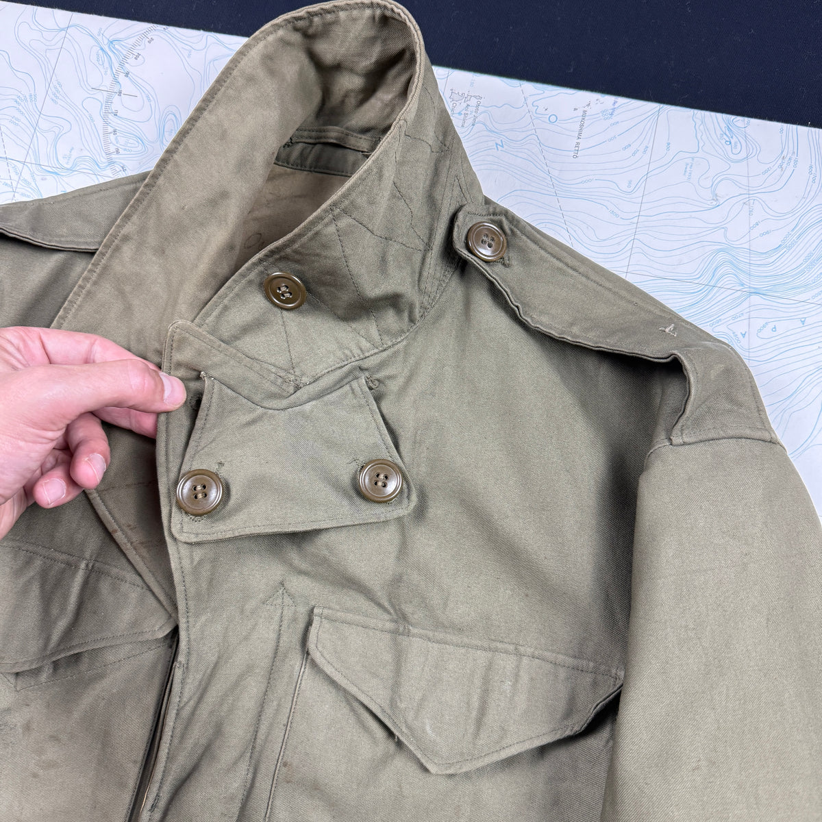 US Army M-1943 Field Jacket Rare '370B' 1st Pattern