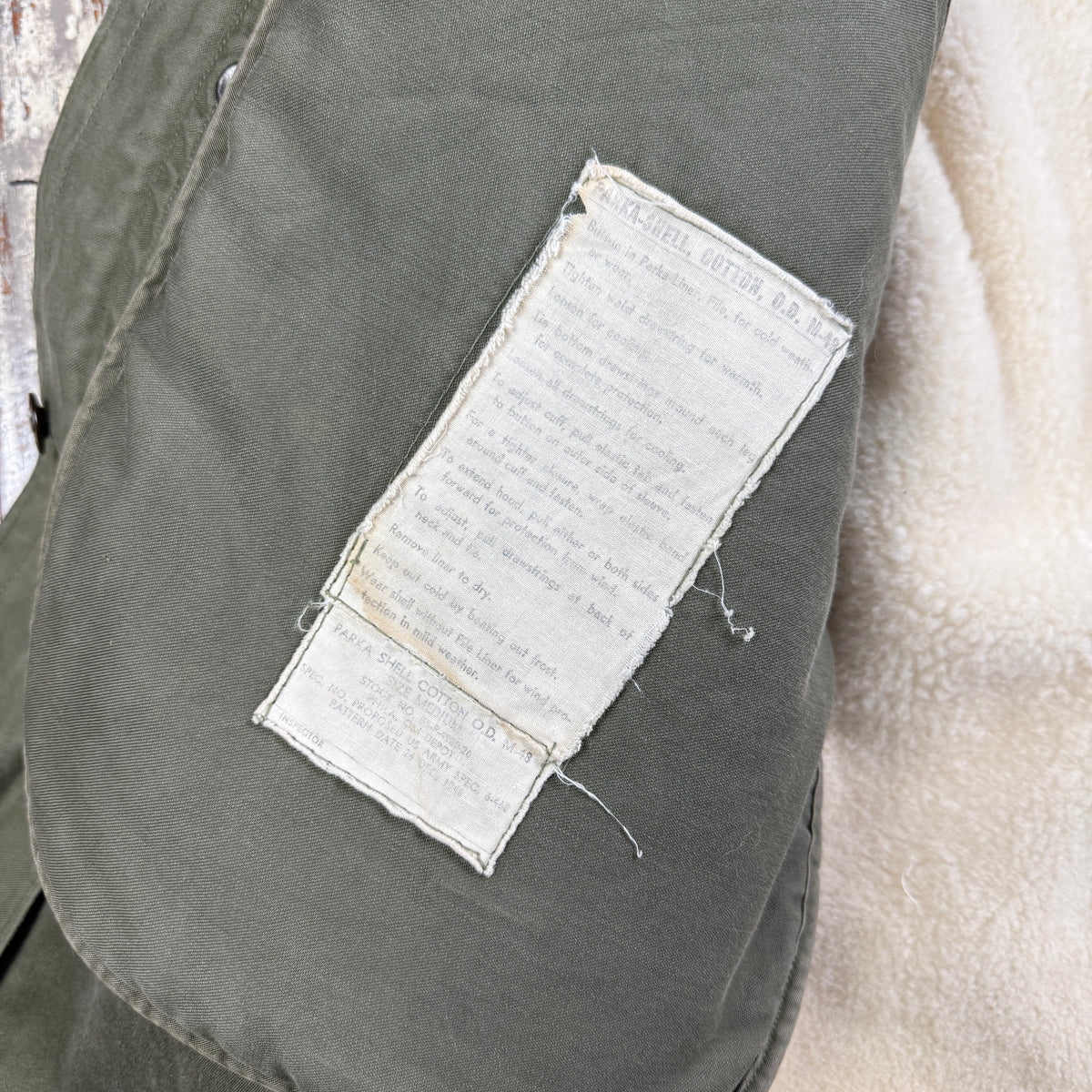 US Army M-1948 Parka Set