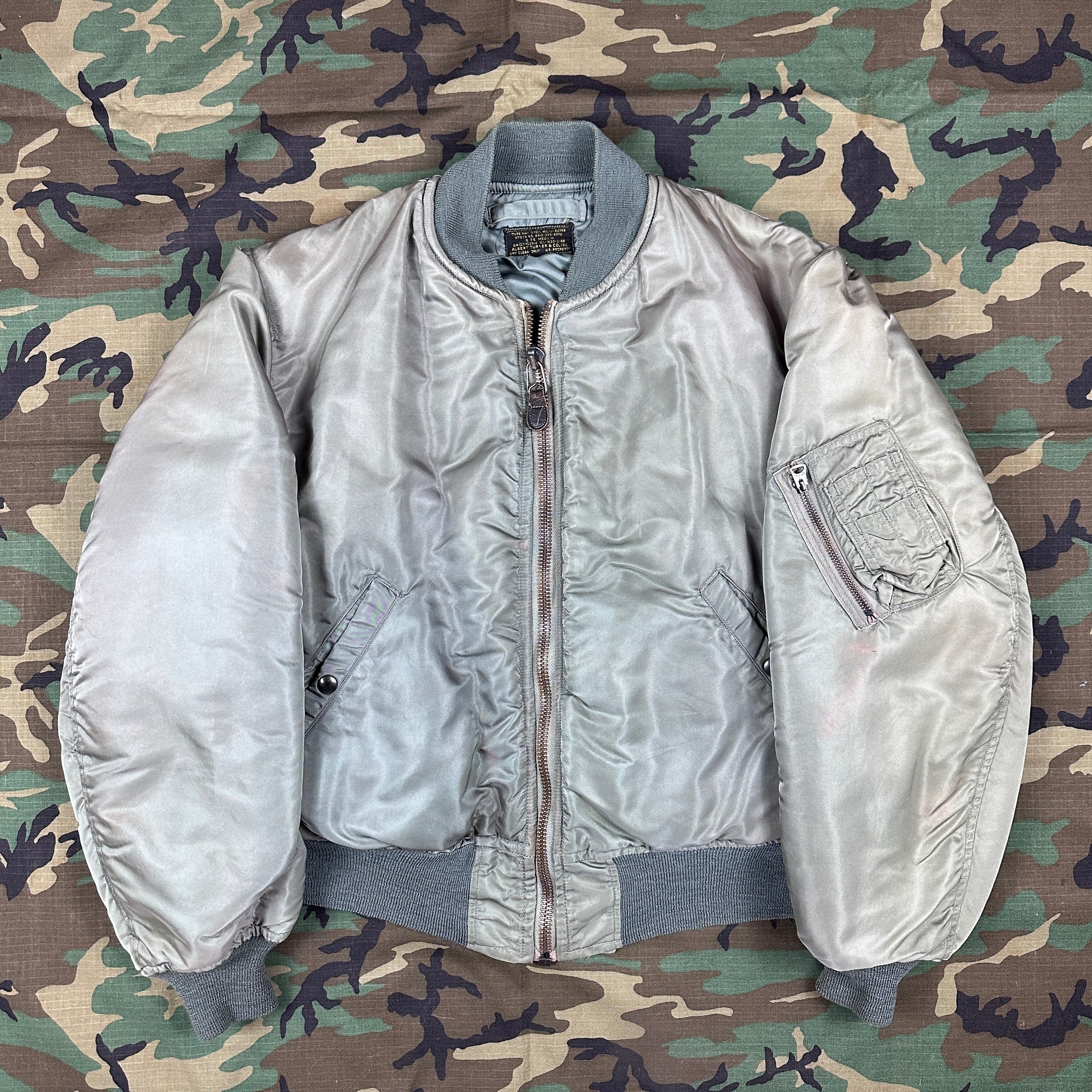 ジャケット・アウター U.S. AIR FORCE MA-1 KEESLER A.F. BASE Us Air Force Ma 1 Flight Jacket