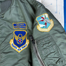Load image into Gallery viewer, US Air Force 1950s MA-1 Jacket with SAC Patches
