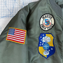 Load image into Gallery viewer, US Air Force 1950s MA-1 Jacket with SAC Patches
