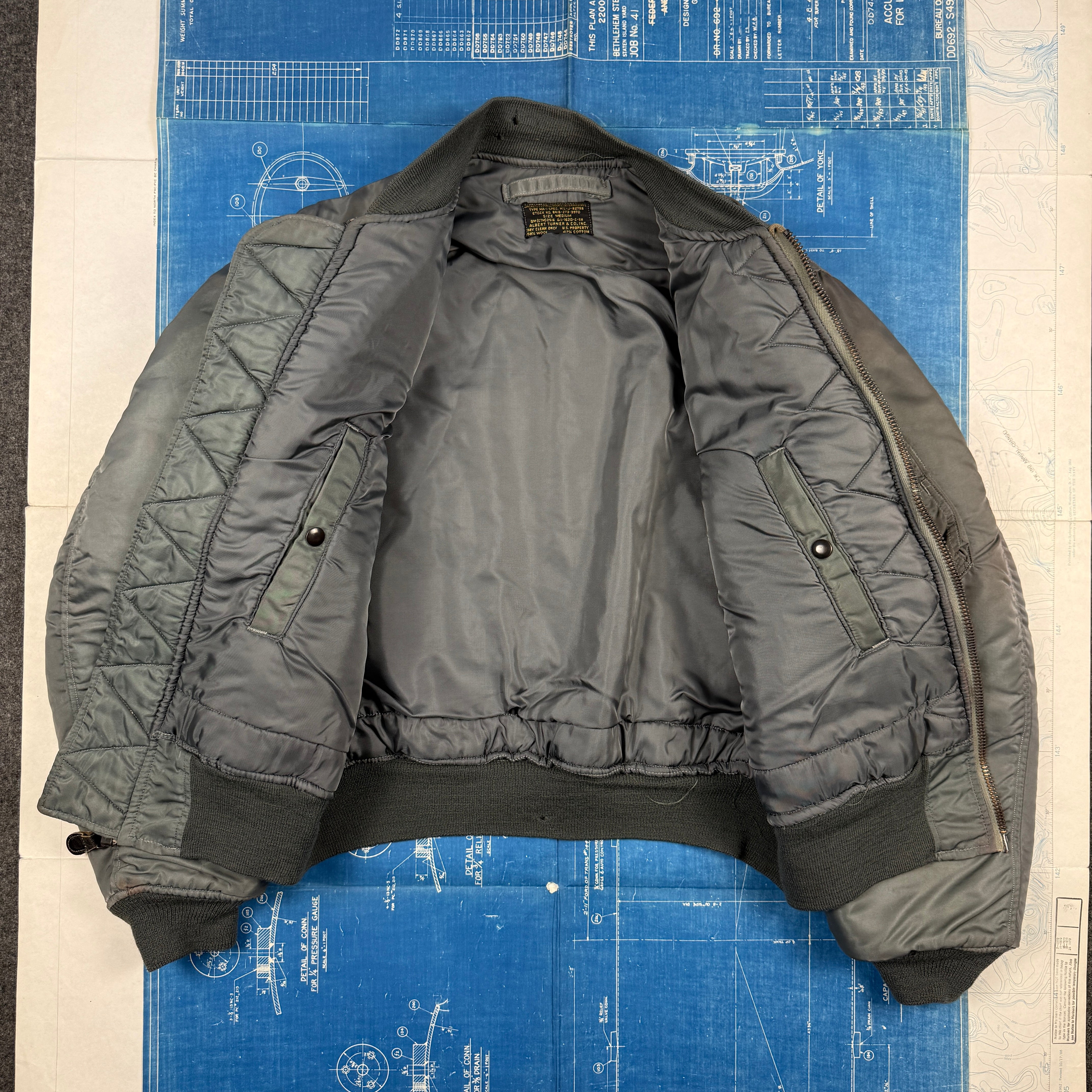 US Air Force 1958 MA-1 Flight Jacket - Good Condition