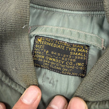 Load image into Gallery viewer, US Air Force 1960 MA-1 Flight Jacket Patched
