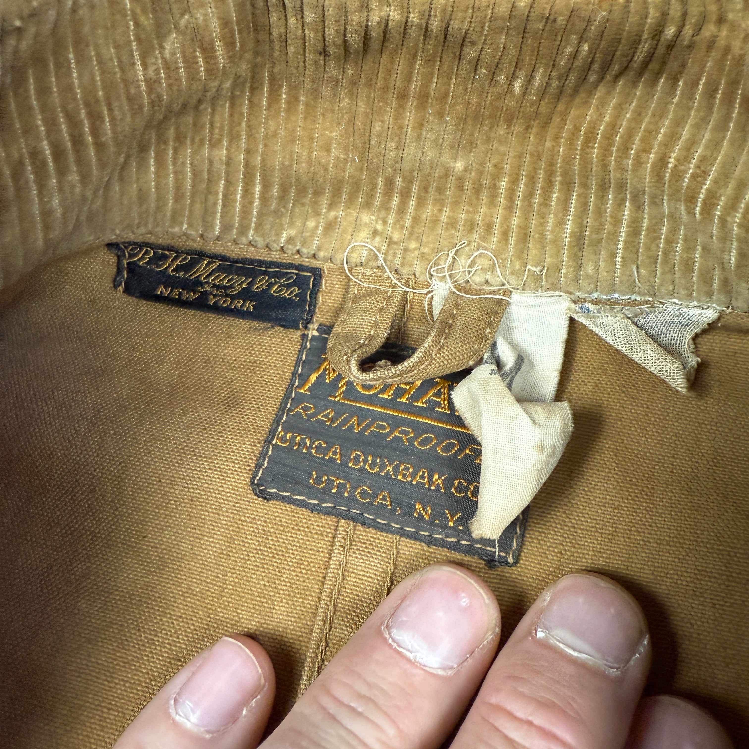 Duxbak For Macys 1920s/30s Hunting Jacket - Size 44