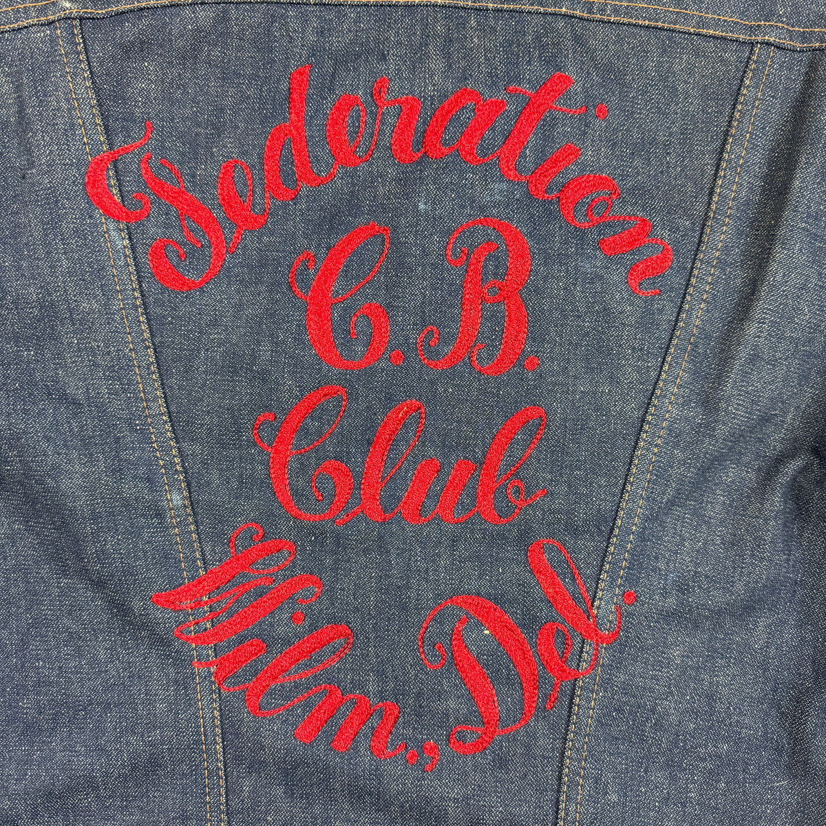 Blue Bell Maverick 24MJ Embroidered Back - Mint Condition