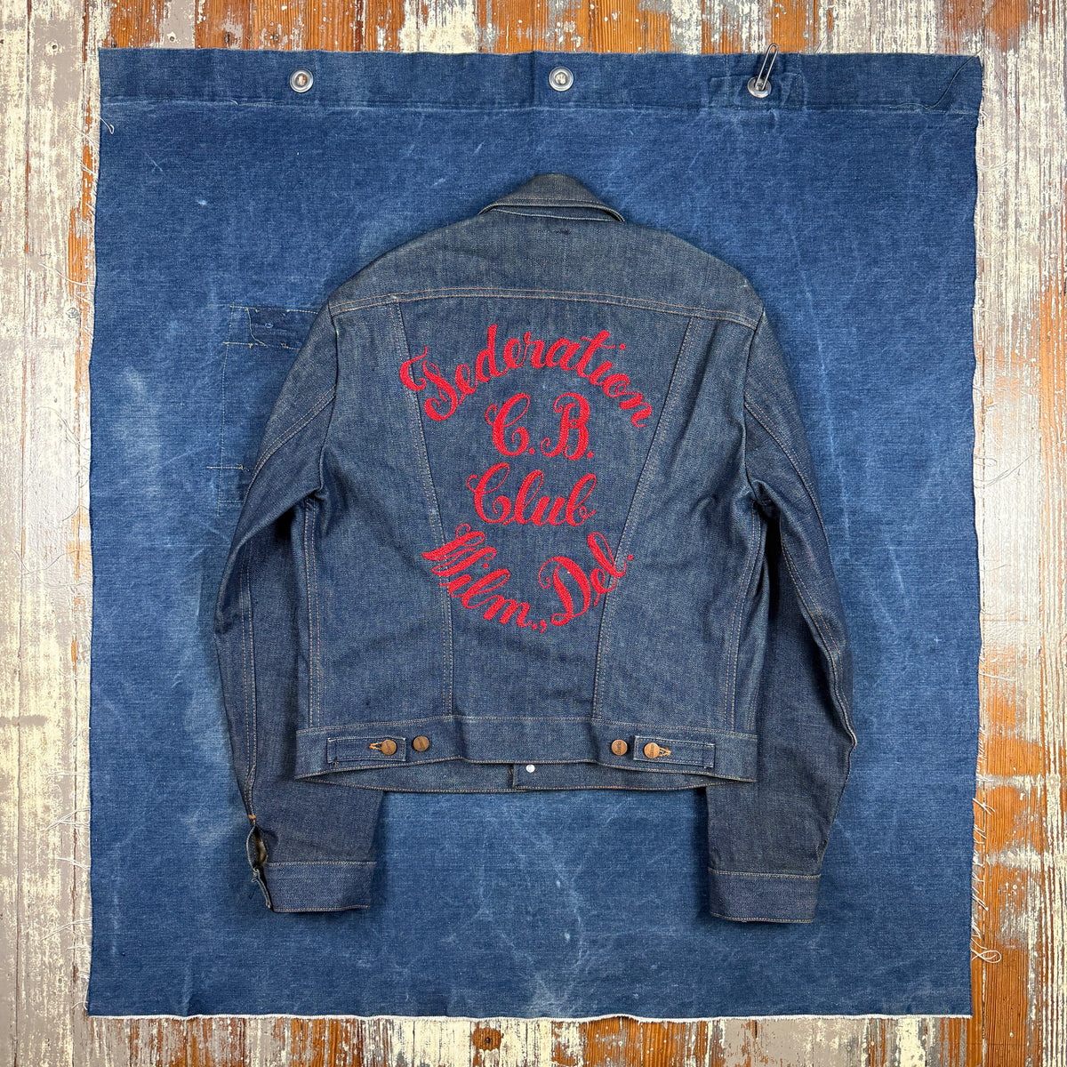 Blue Bell Maverick 24MJ Embroidered Back - Mint Condition