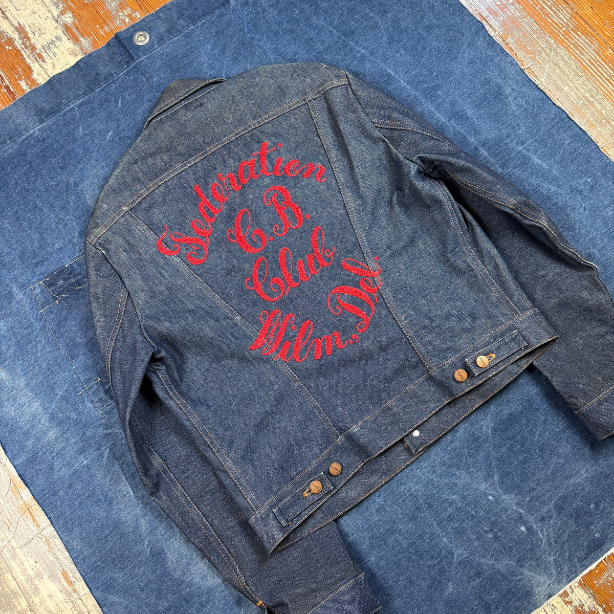 Blue Bell Maverick 24MJ Embroidered Back - Mint Condition