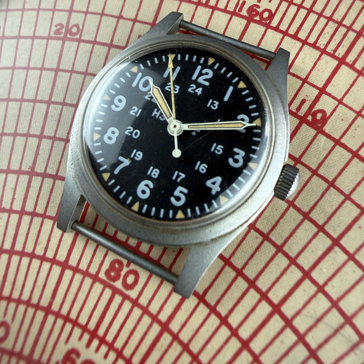 US Army 1983 Hamilton MIL-W-46374B Watch