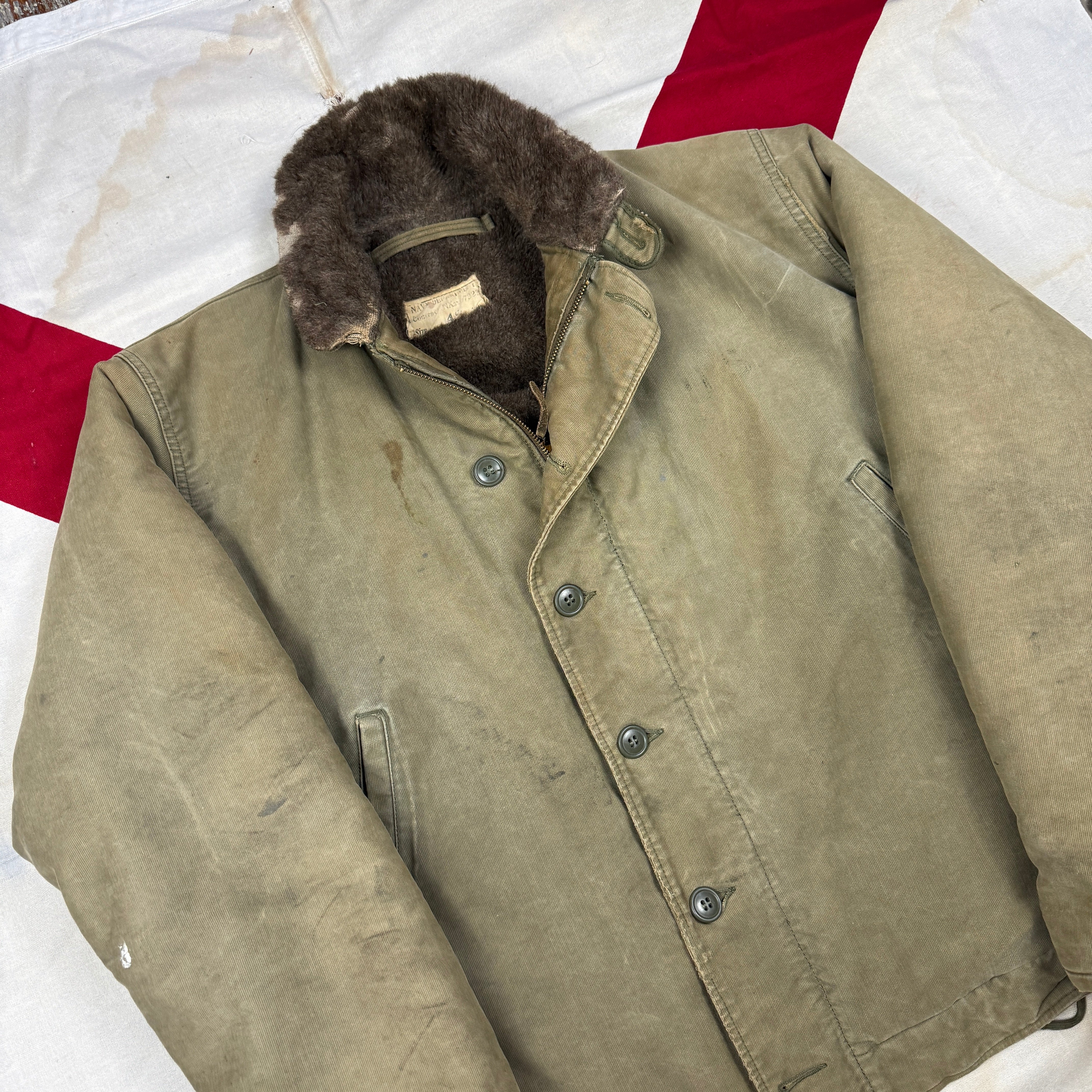 US Navy Late-War N1 Deck Jacket - Size 42