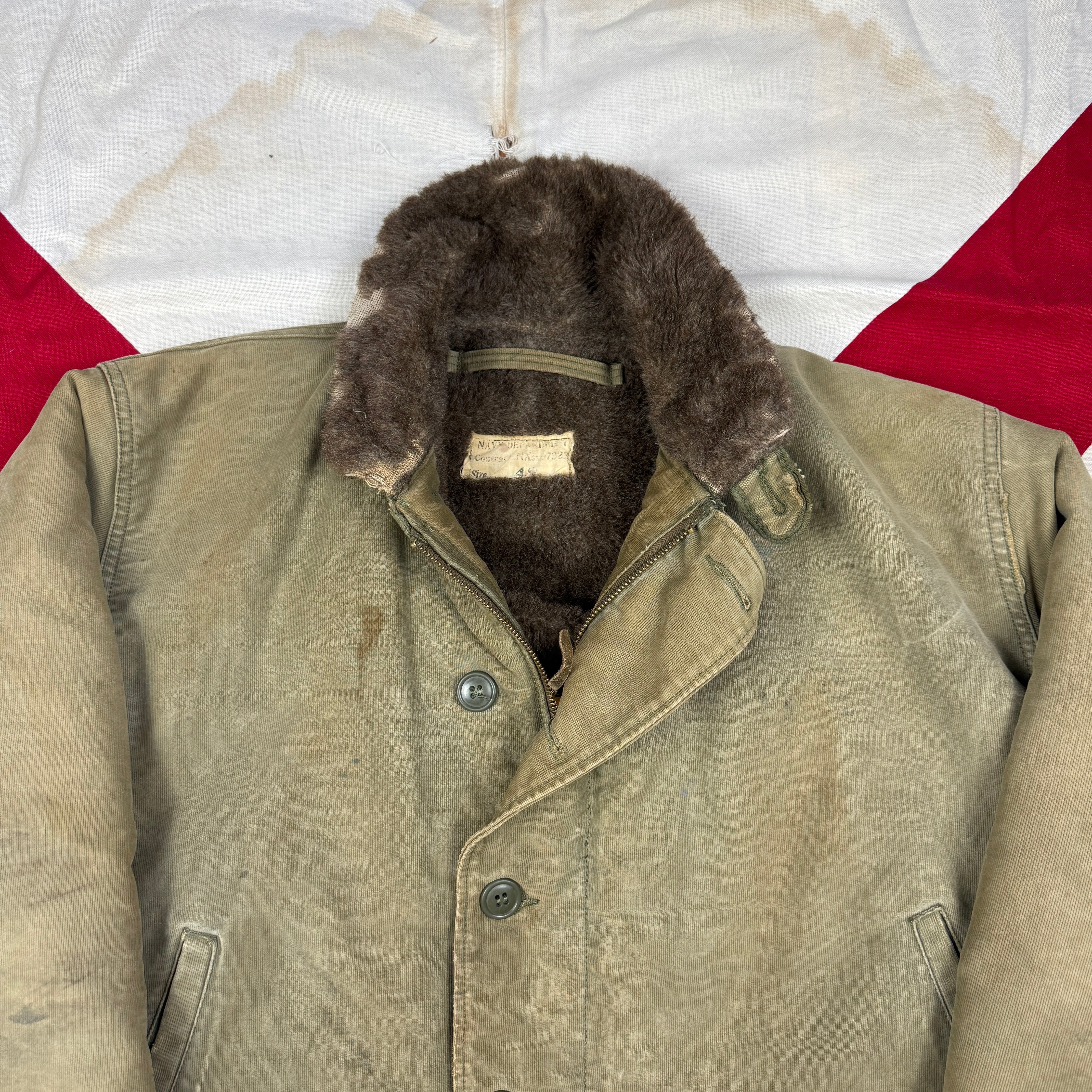 US Navy Late-War N1 Deck Jacket - Size 42