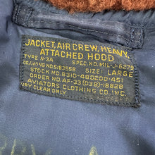Load image into Gallery viewer, USAF 1951 First Pattern N-3A Parka with Brown Fur Hood - Mint Condition
