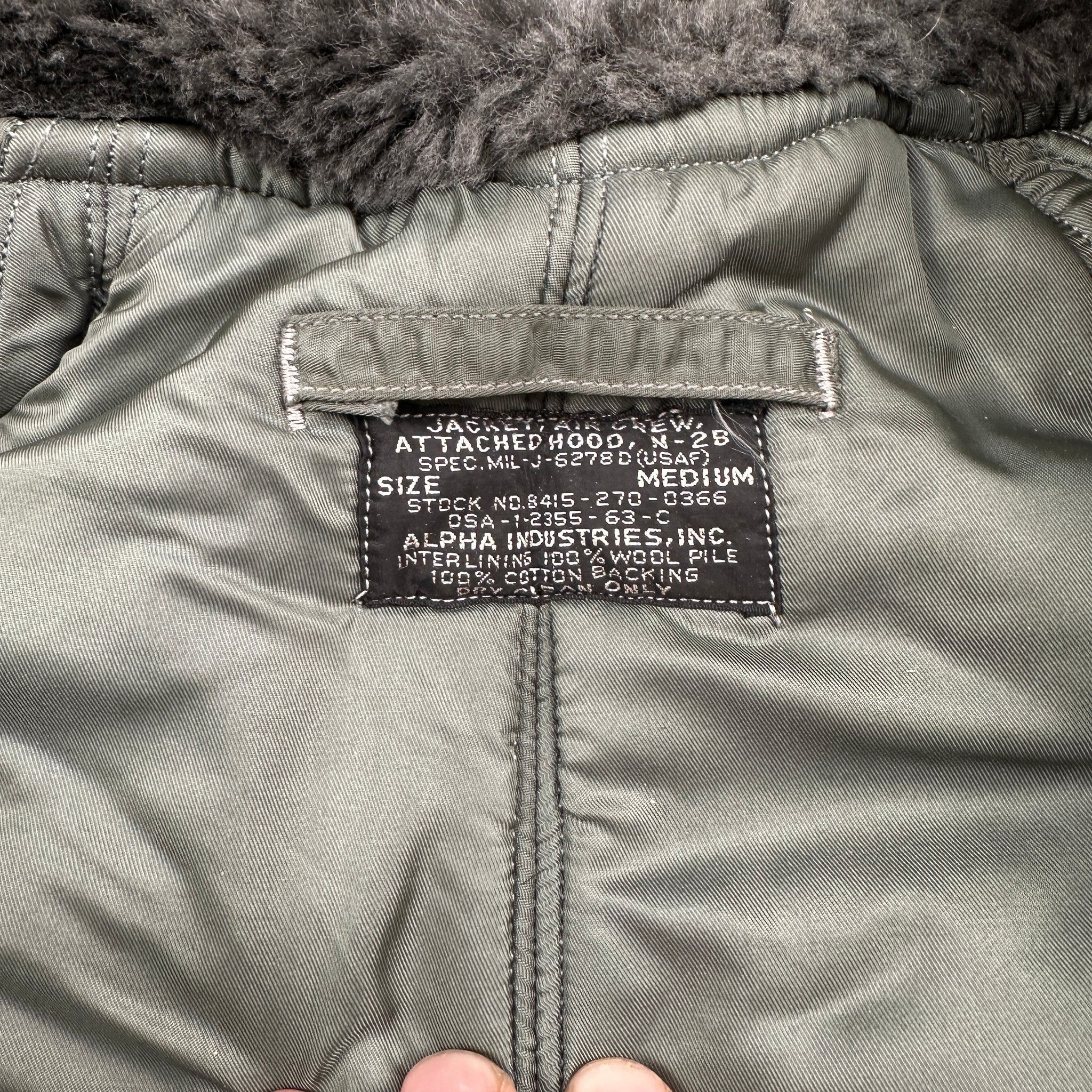 USAF 1963 N-2B Parka - Deadstock – The Major's Tailor