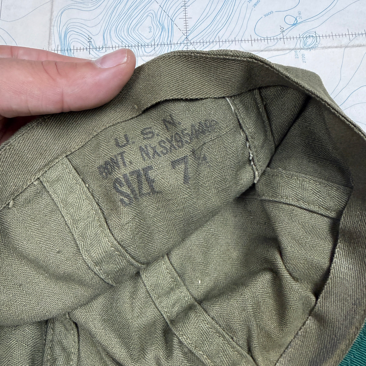 US Navy WW2 N3 Utility Cap - Mint Condition