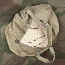 Load image into Gallery viewer, USN Pre to Early WW2 Personal Kit Bag
