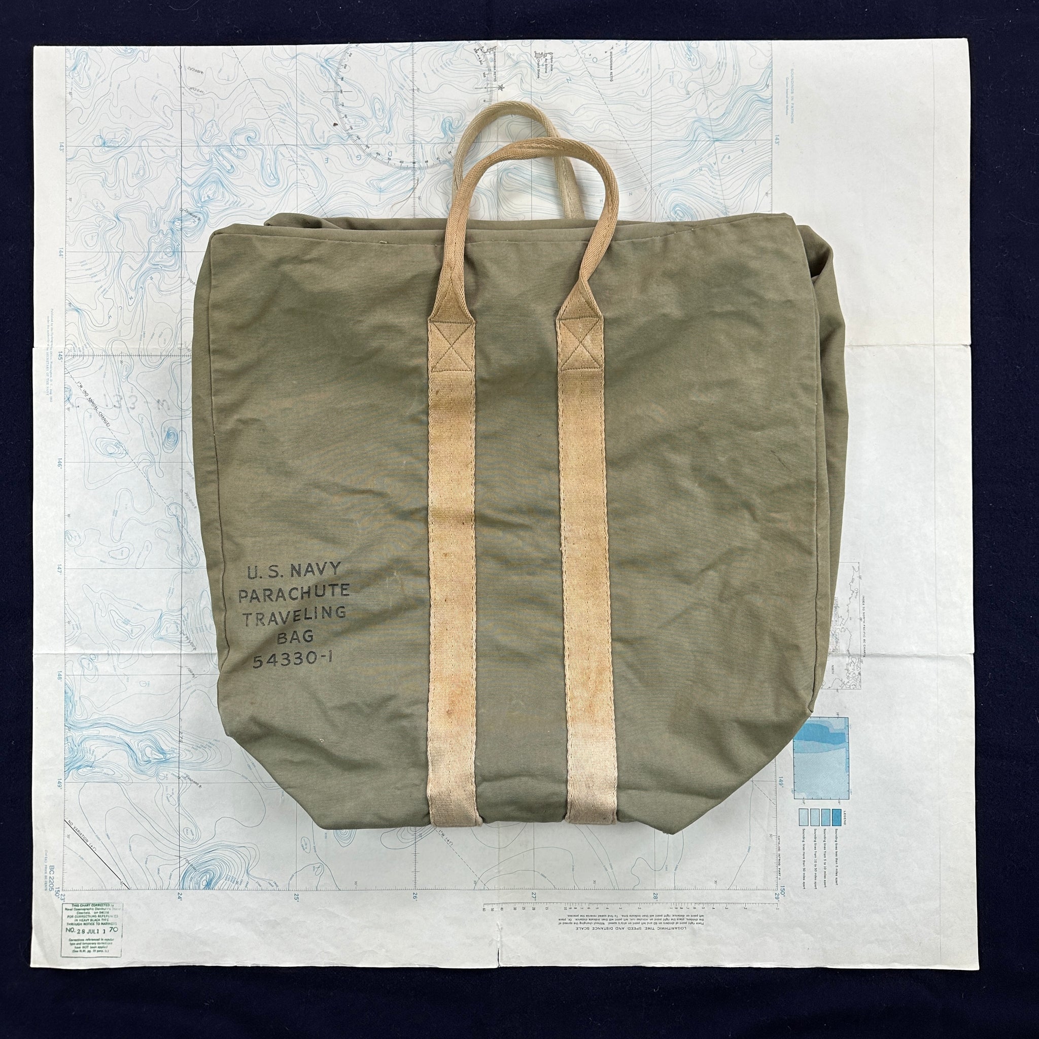 US Navy Pre/Early-War Parachute Bag - Mint Condition