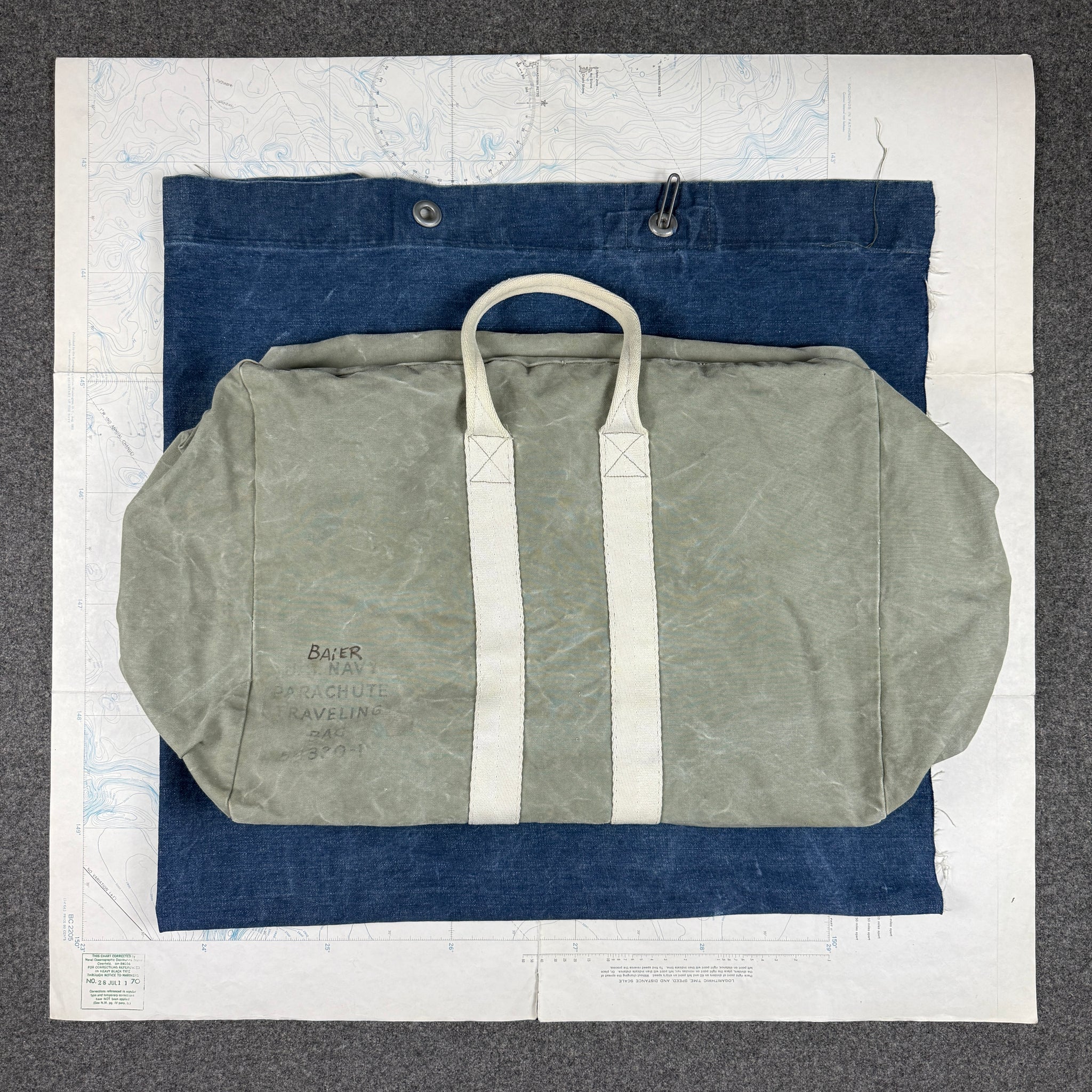 US Navy Pre/Early-War Parachute Bag – The Major