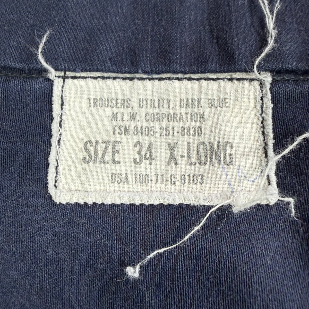 US Navy 1971 Utility Pants