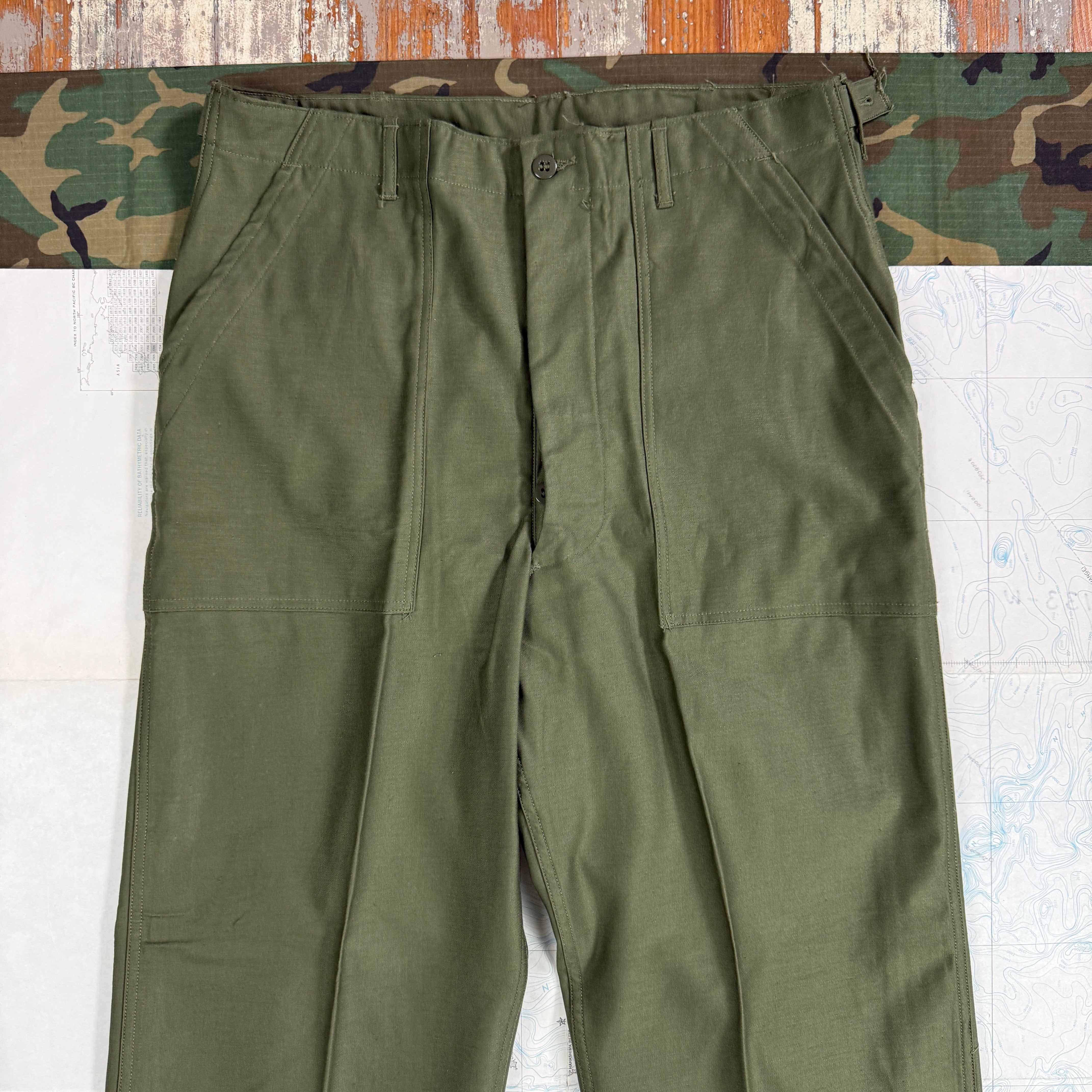 US Army 1960 First Pattern OG107 Pants - Deadstock - Size Large!