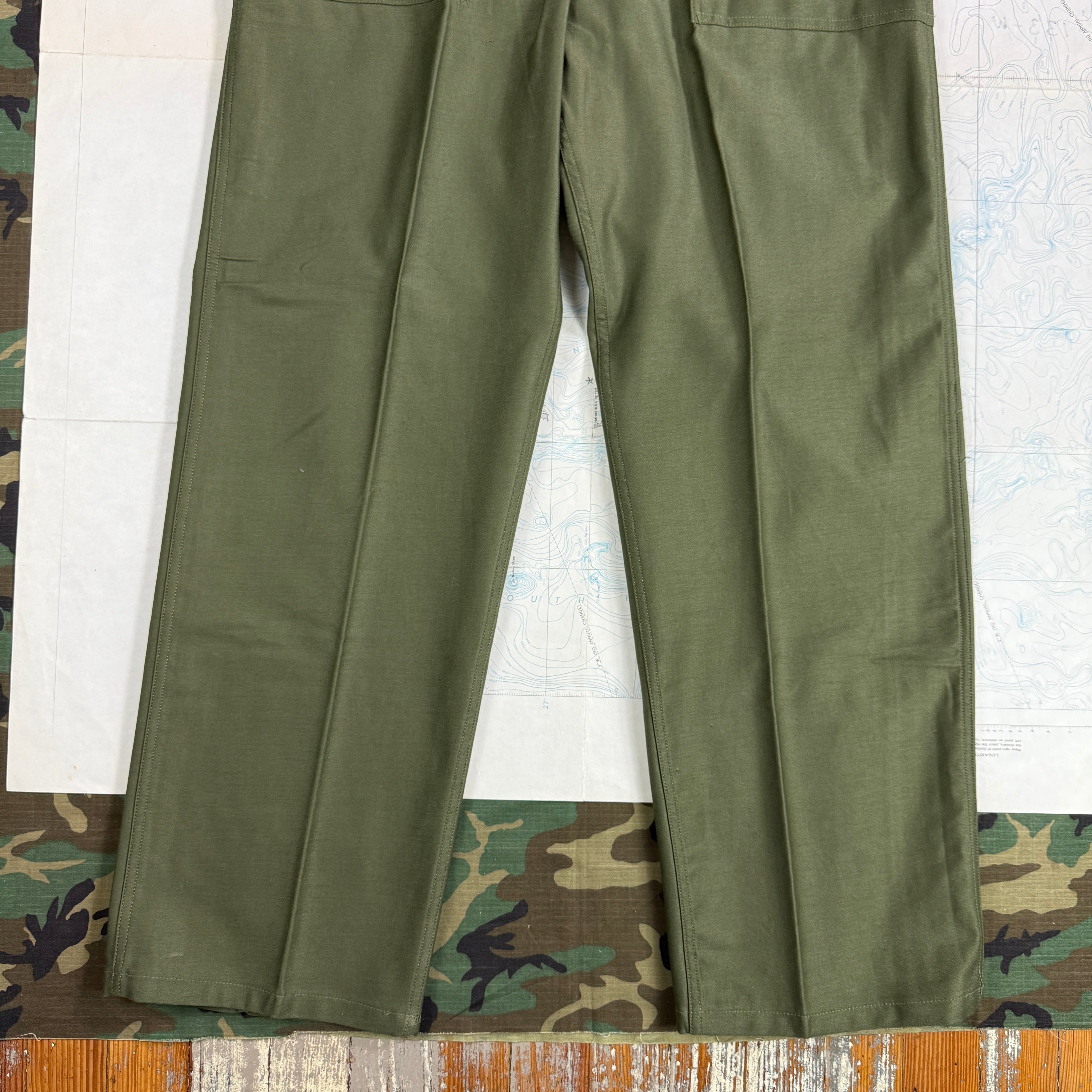 US Army 1960 First Pattern OG107 Pants - Deadstock - Size Large!