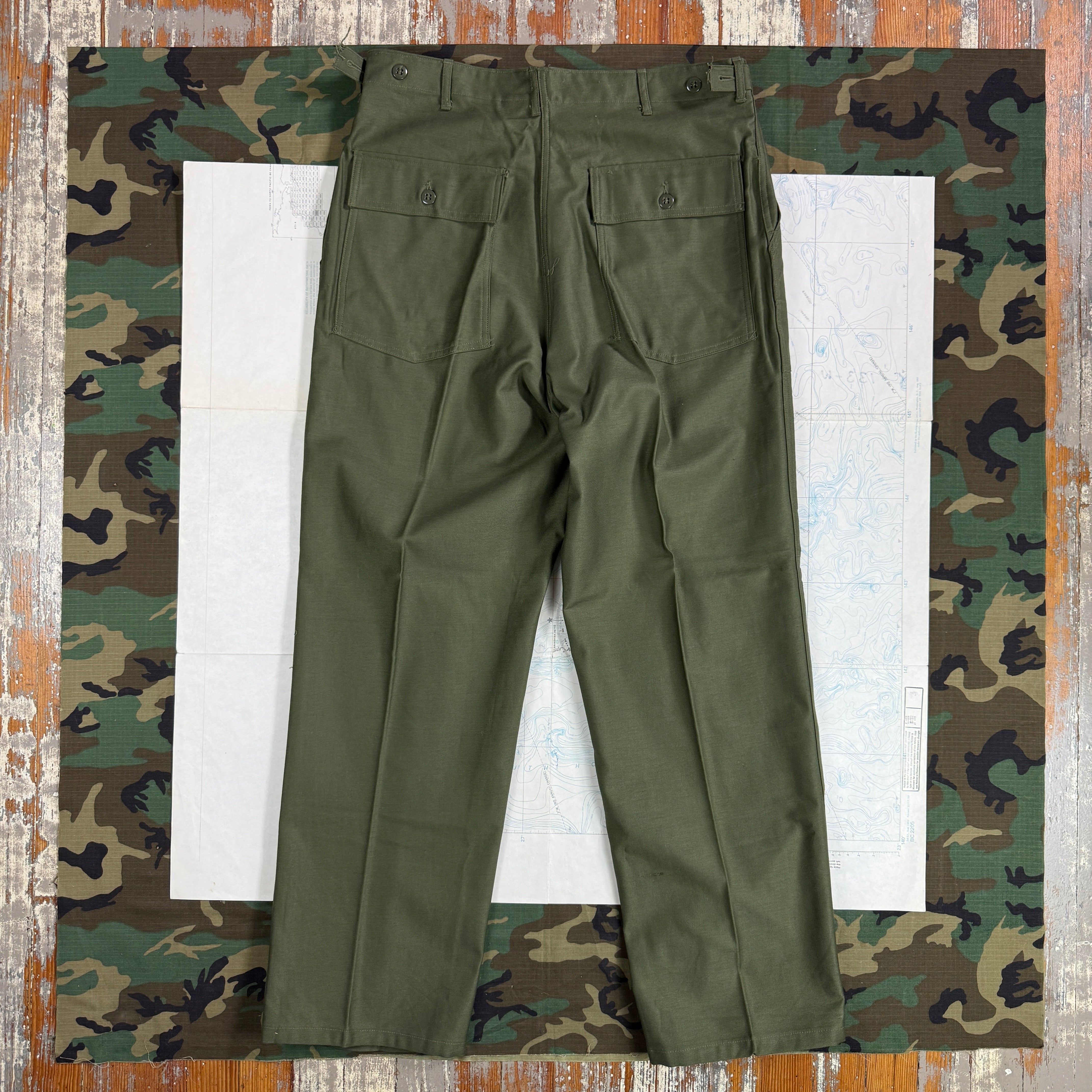 US Army 1960 First Pattern OG107 Pants - Deadstock - Size Large!