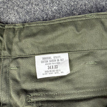 Load image into Gallery viewer, US Army Vietnam 1975 OG107 Pants - Deadstock - Size 33
