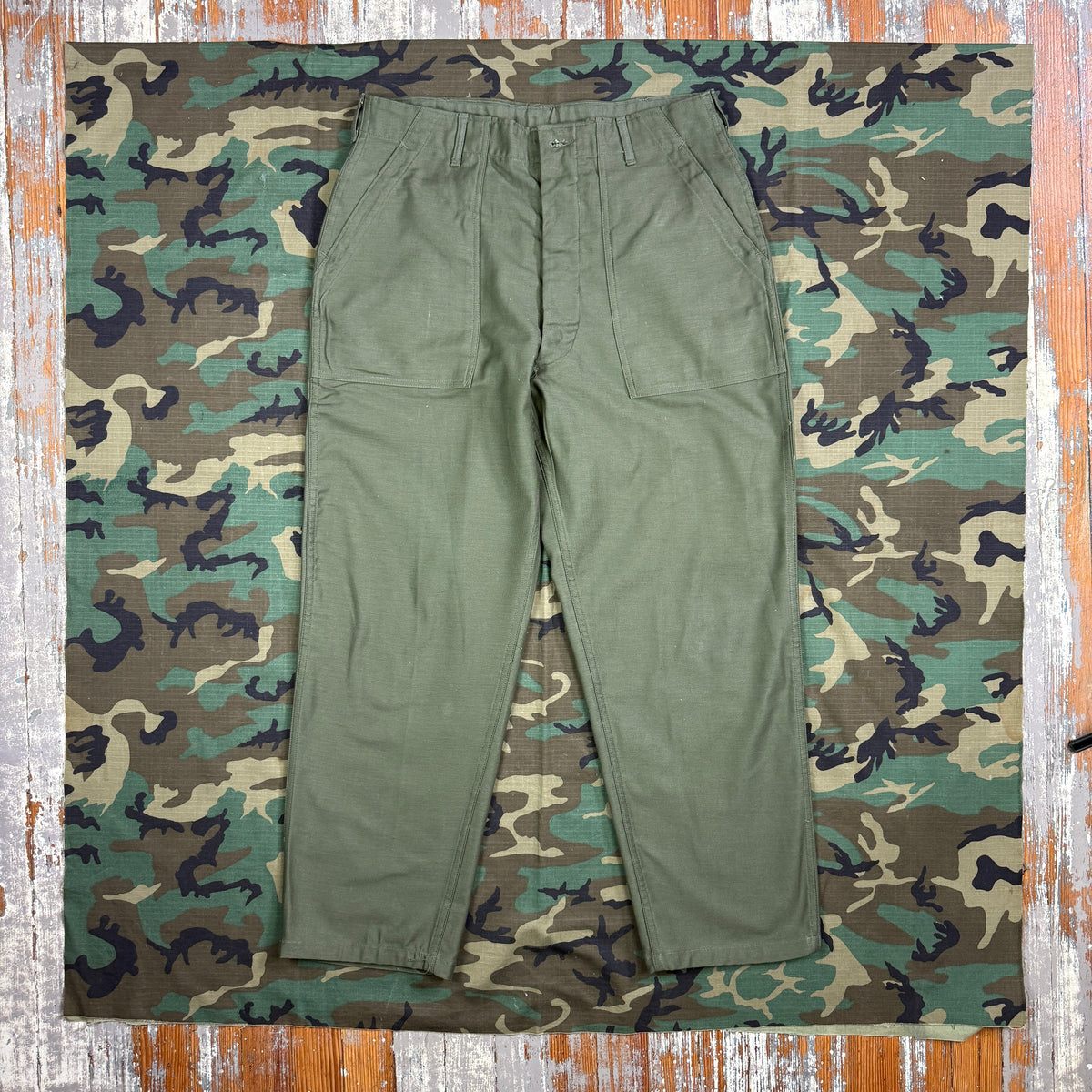 US Army Vietnam 1972 OG107 Pants - Deadstock - Size 35