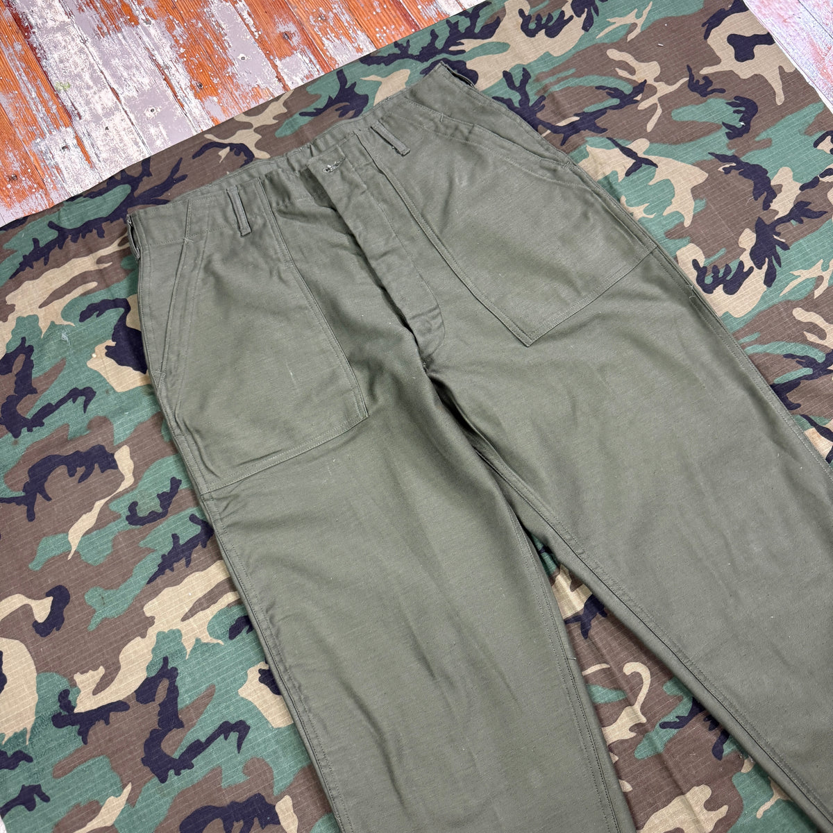 US Army Vietnam 1972 OG107 Pants - Deadstock - Size 35