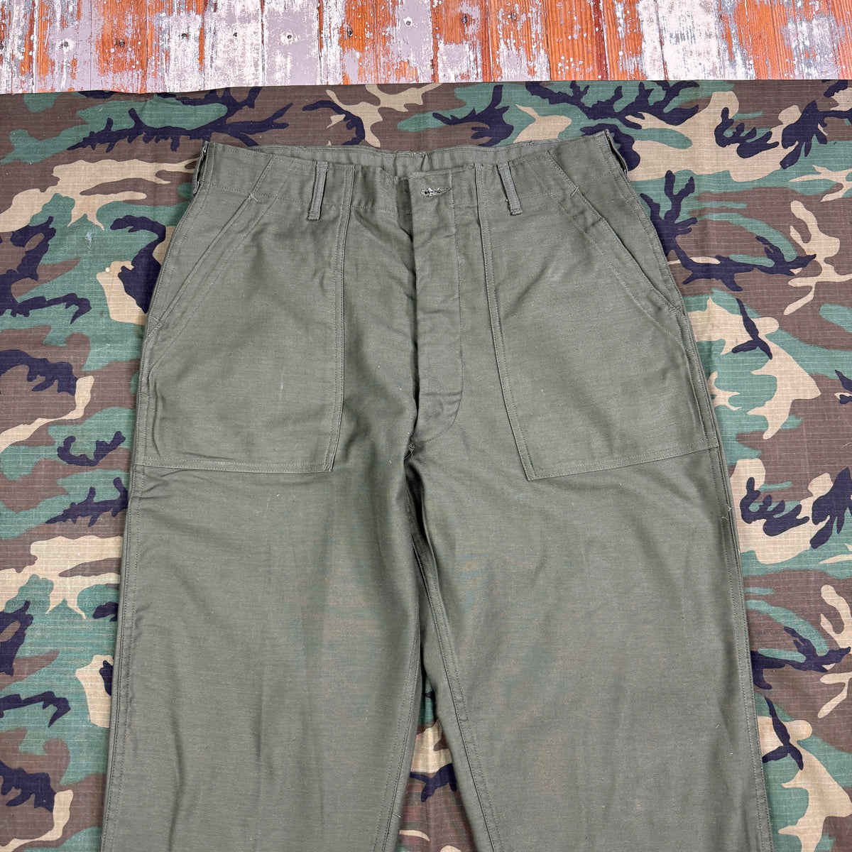 US Army Vietnam 1972 OG107 Pants - Deadstock - Size 35