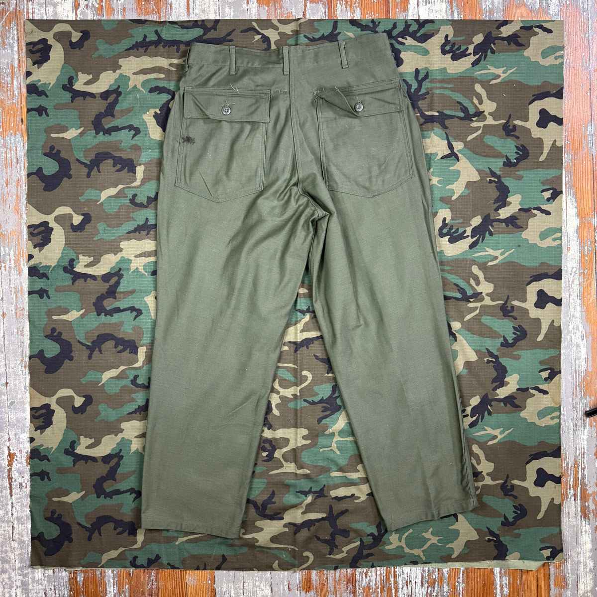 US Army Vietnam 1972 OG107 Pants - Deadstock - Size 35