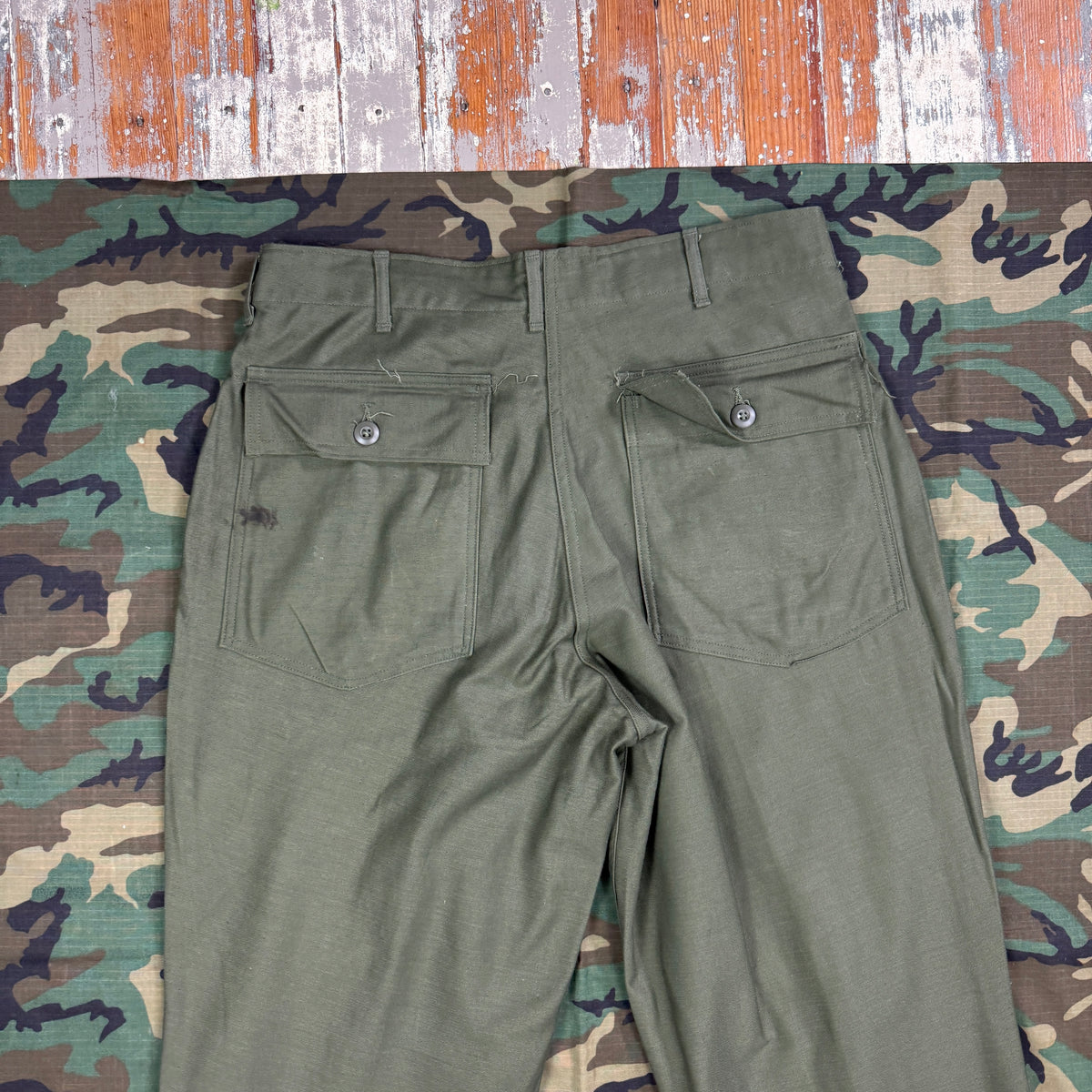 US Army Vietnam 1972 OG107 Pants - Deadstock - Size 35