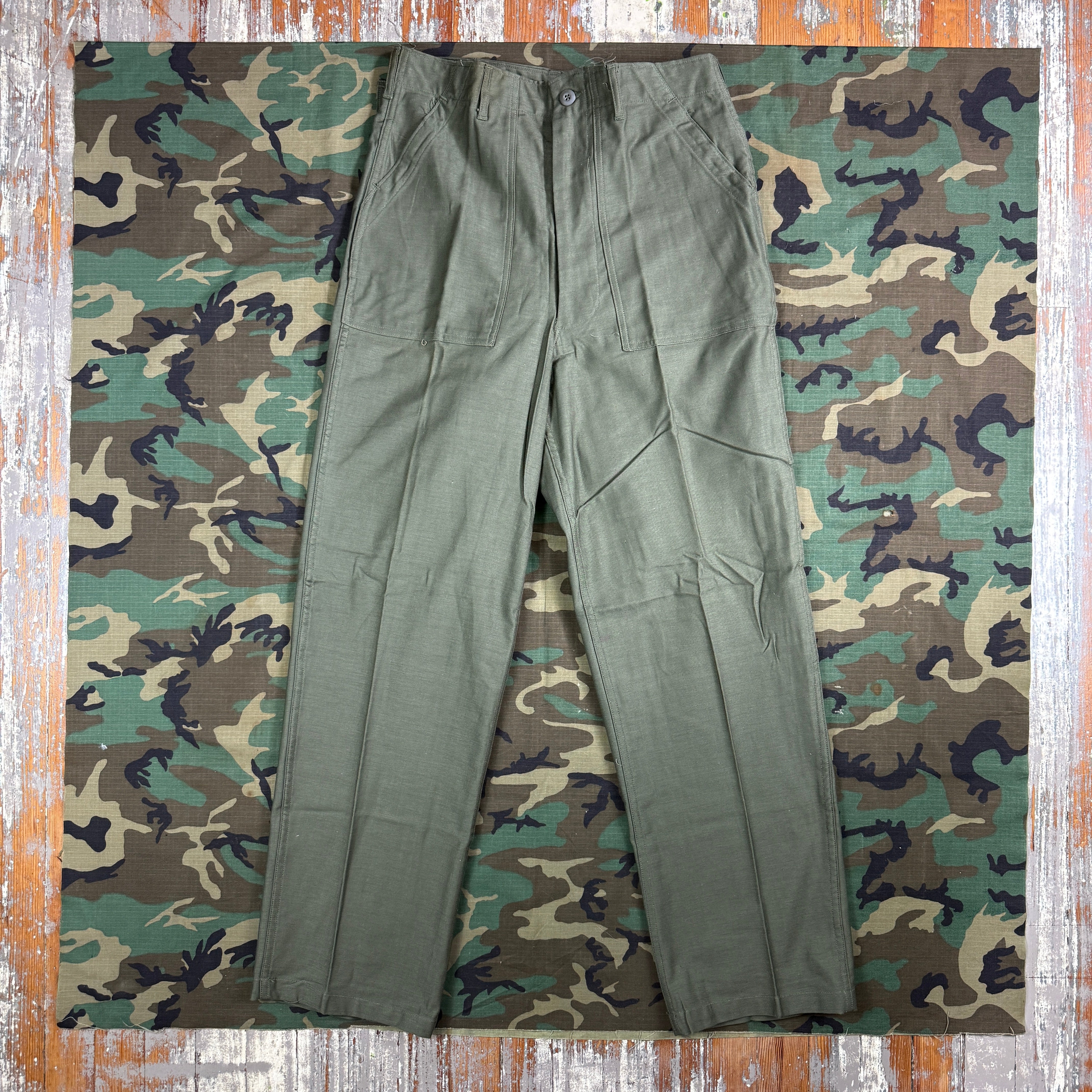 US Army Vietnam 1970 OG107 Pants - Deadstock - Size 33