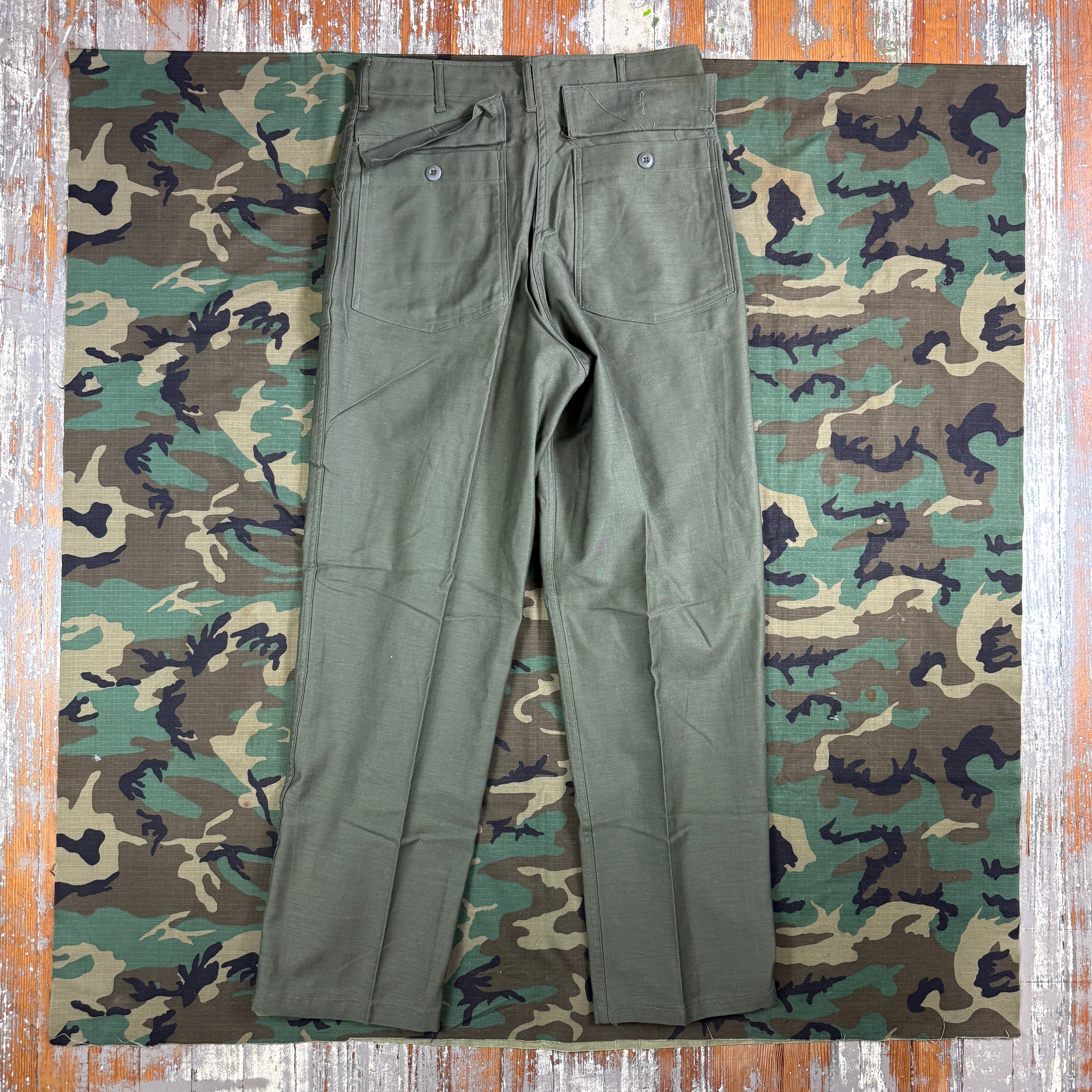 US Army Vietnam 1970 OG107 Pants - Deadstock - Size 33