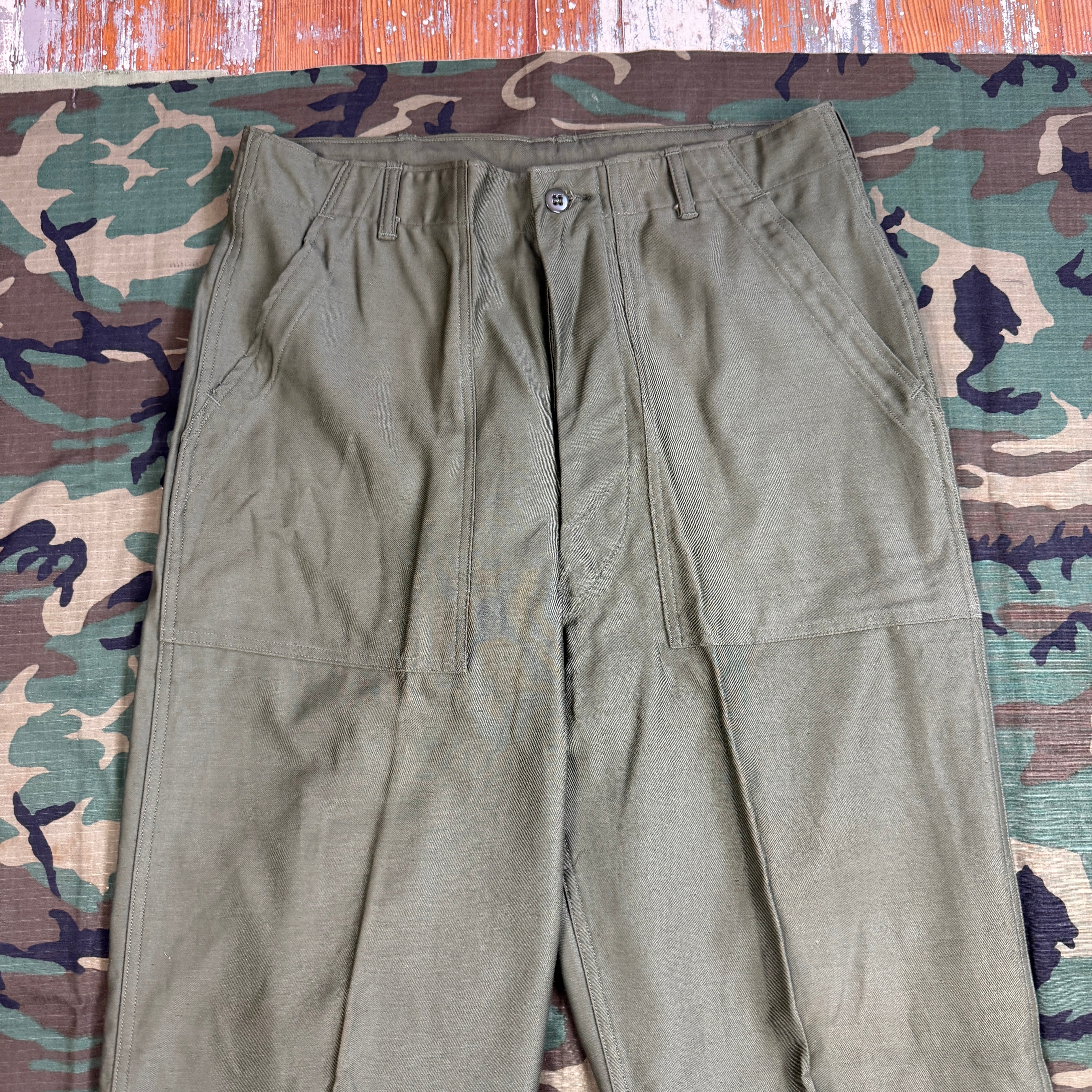 US Army Vietnam 1965 OG107 Pants - Deadstock - Size 33