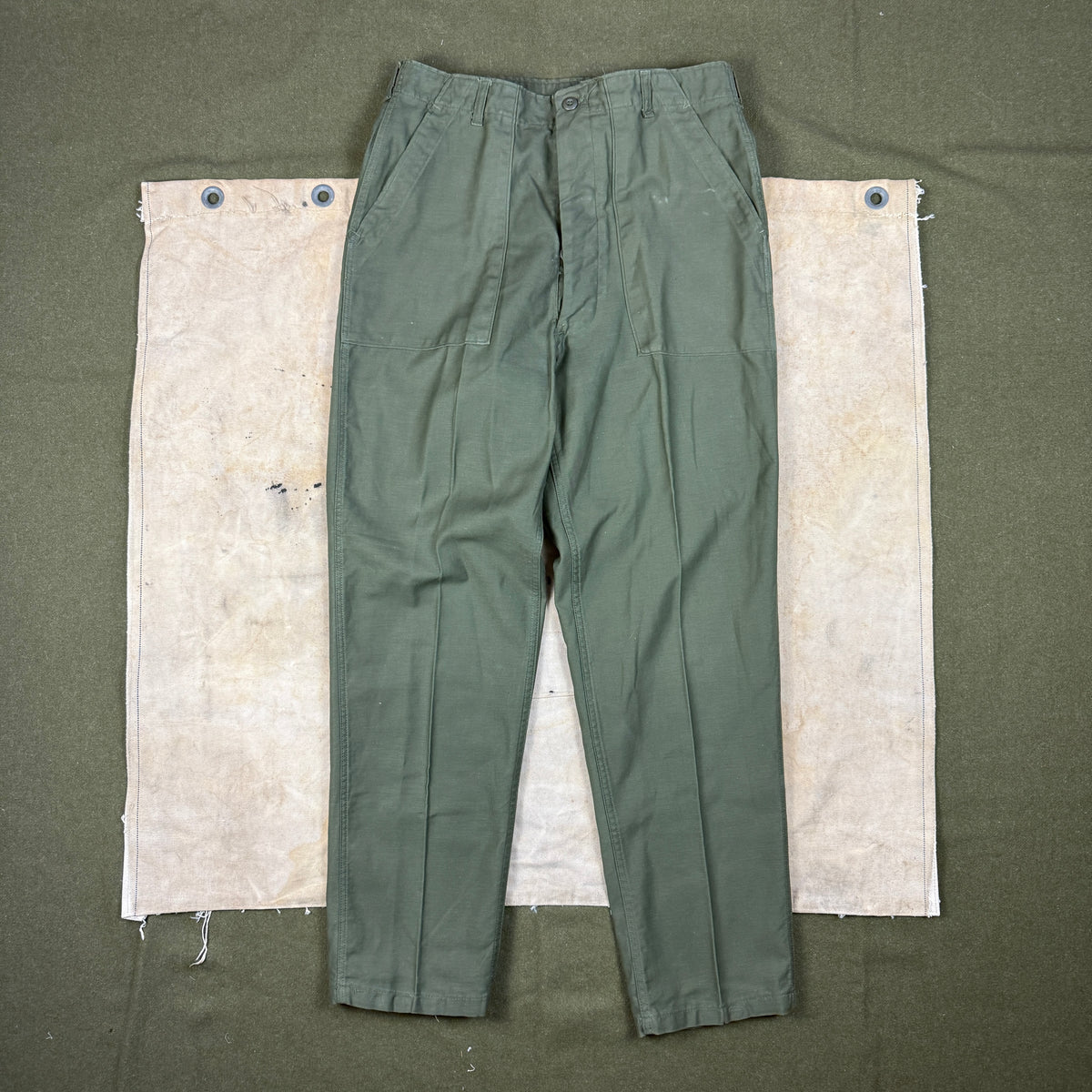 US Army Vietnam 1976 OG107 Pants - Deadstock - Size 34/35