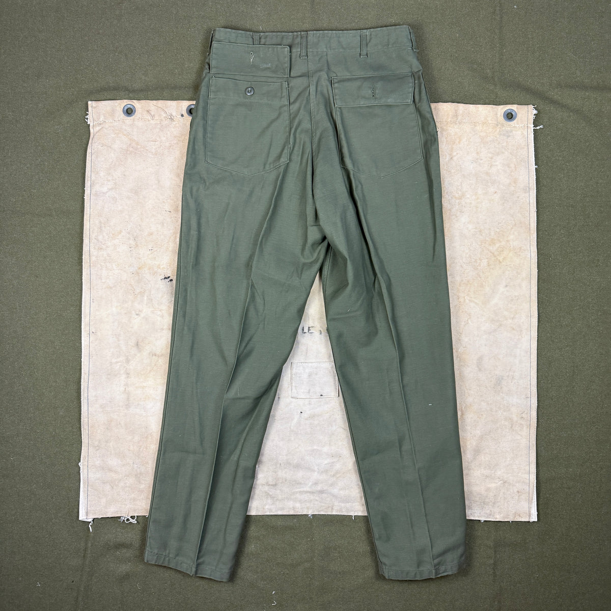 US Army Vietnam 1976 OG107 Pants - Deadstock - Size 34/35