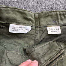 Load image into Gallery viewer, US Army Vietnam 1966 OG107 Pants - Deadstock - Size 32&quot;
