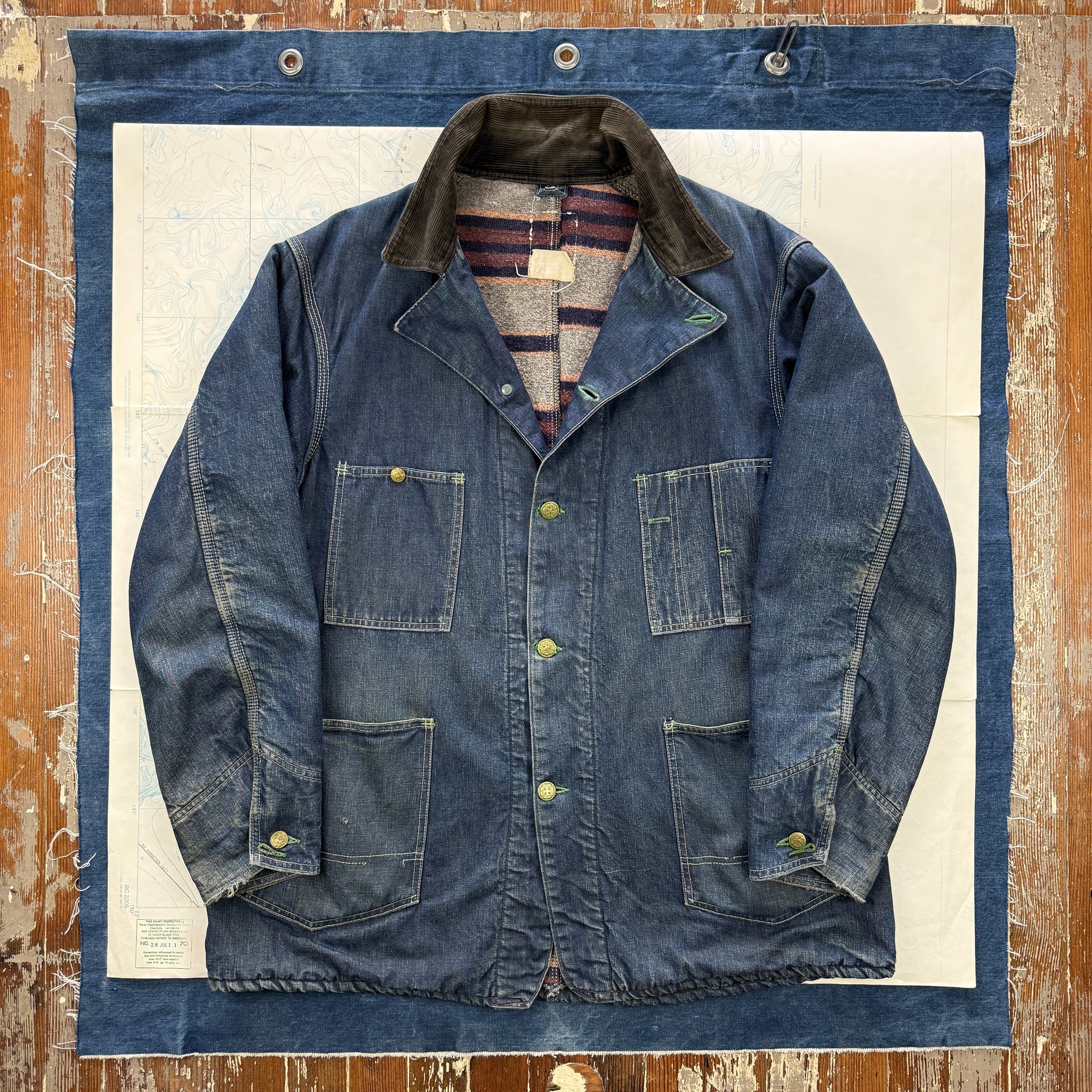 OshKosh B'Gosh 1940s Chore Jacket – The Major's Tailor OshKosh B'Gosh 1940s Chore Jacket – The Major's Tailor