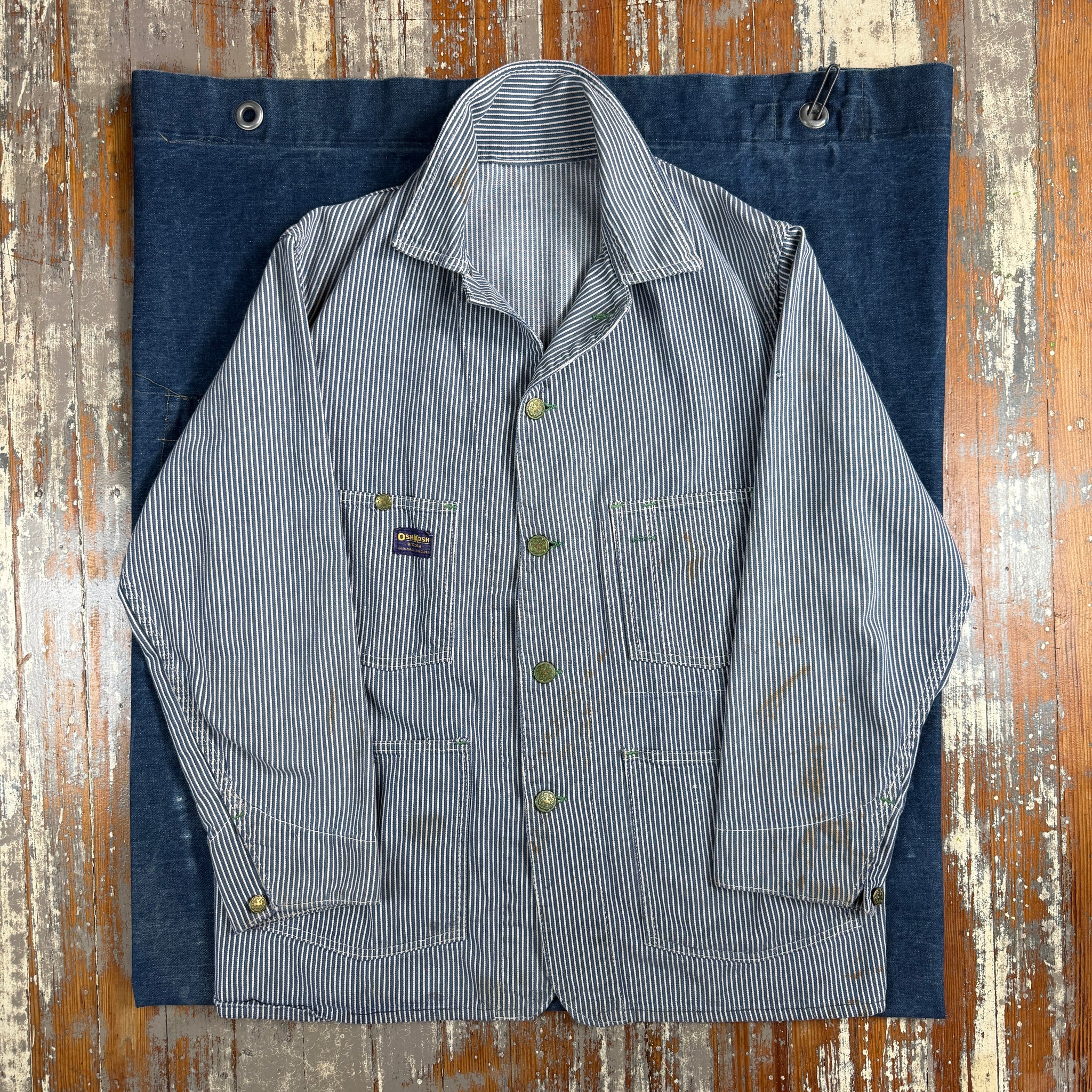 OshKosh B'Gosh 1950s/60s Hickory Chore Jacket – The Major's Tailor