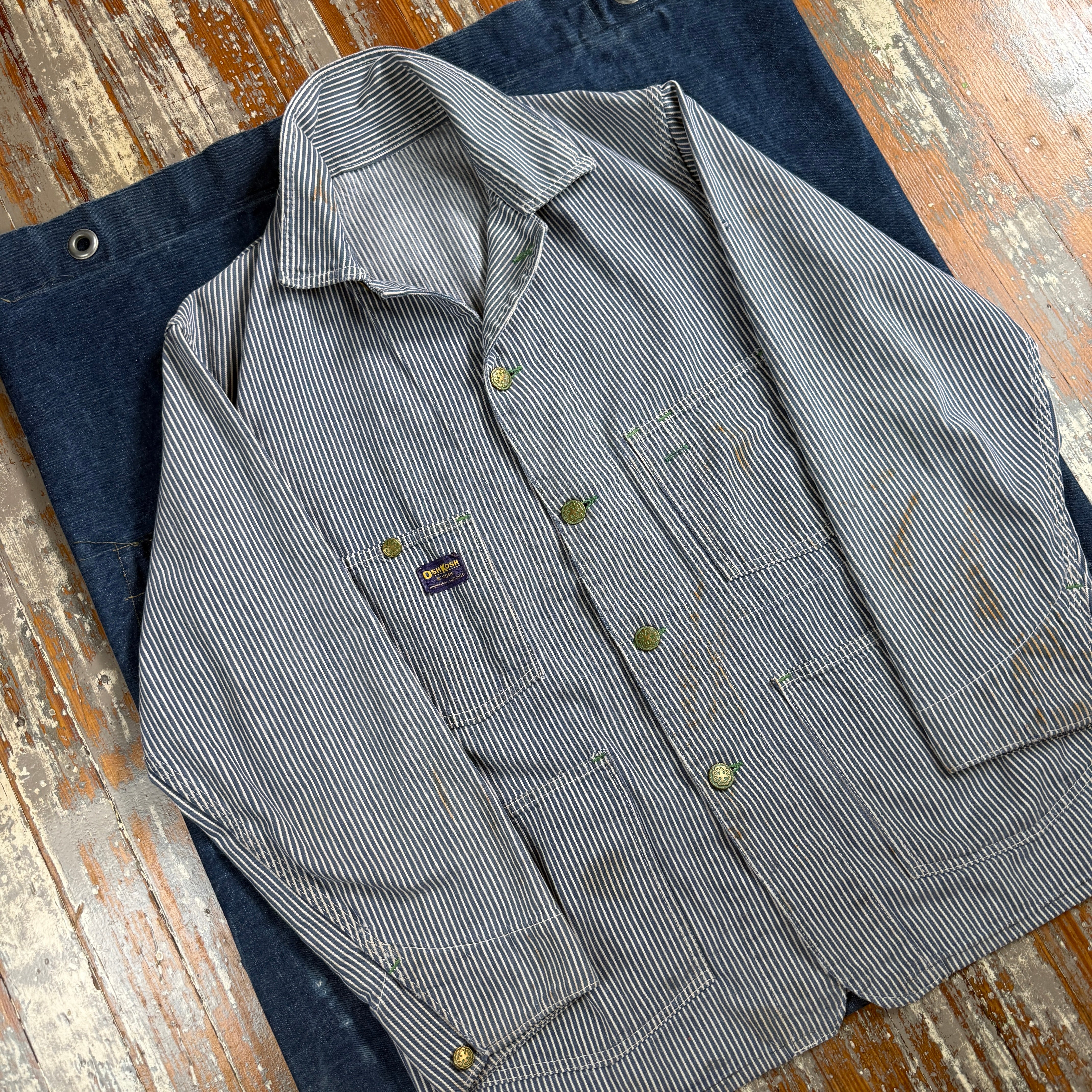 OshKosh B'Gosh 1950s/60s Hickory Chore Jacket