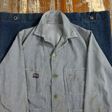 Load image into Gallery viewer, OshKosh B'Gosh 1950s/60s Hickory Chore Jacket
