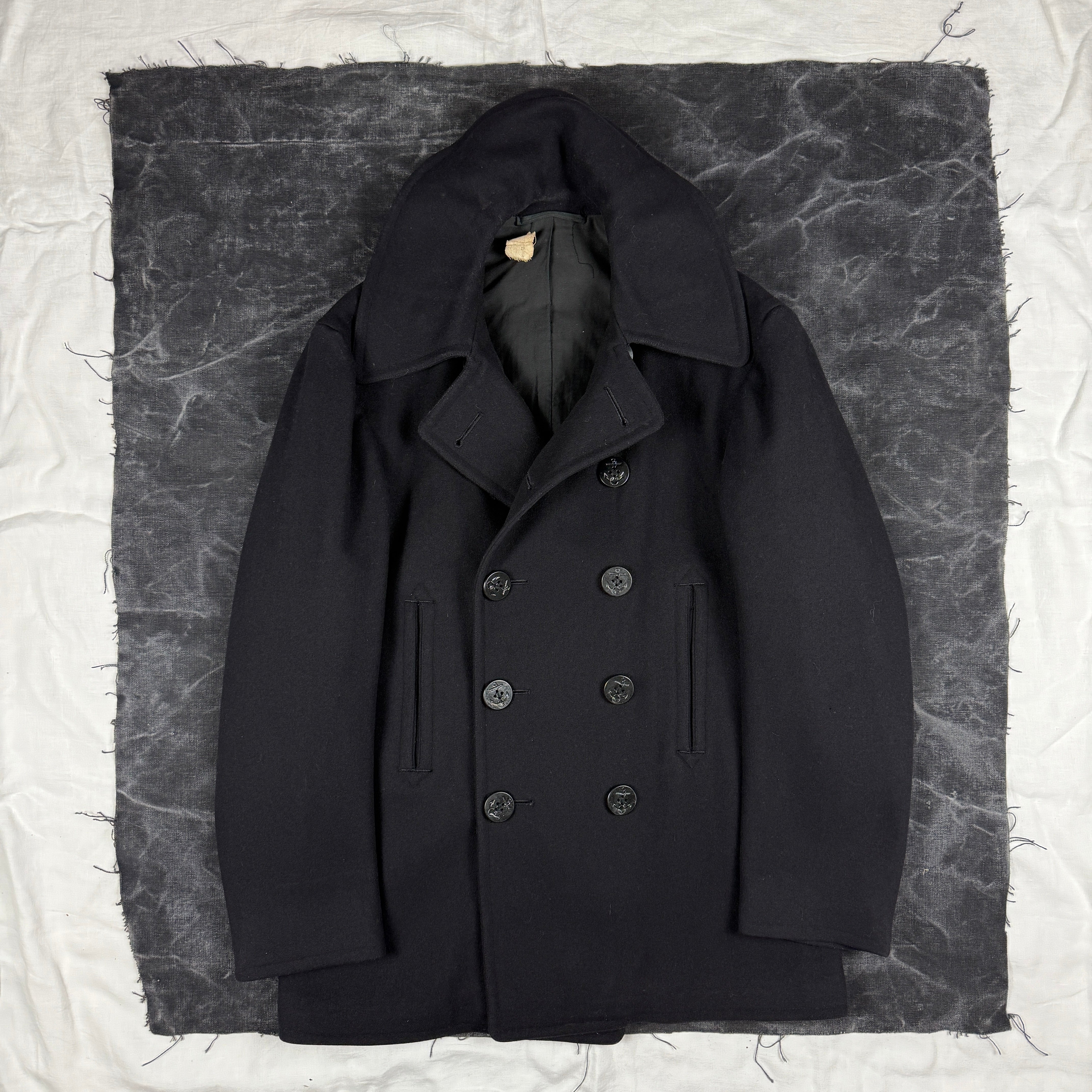 US Navy Pre-War Peacoat - Good Condition - Size 40