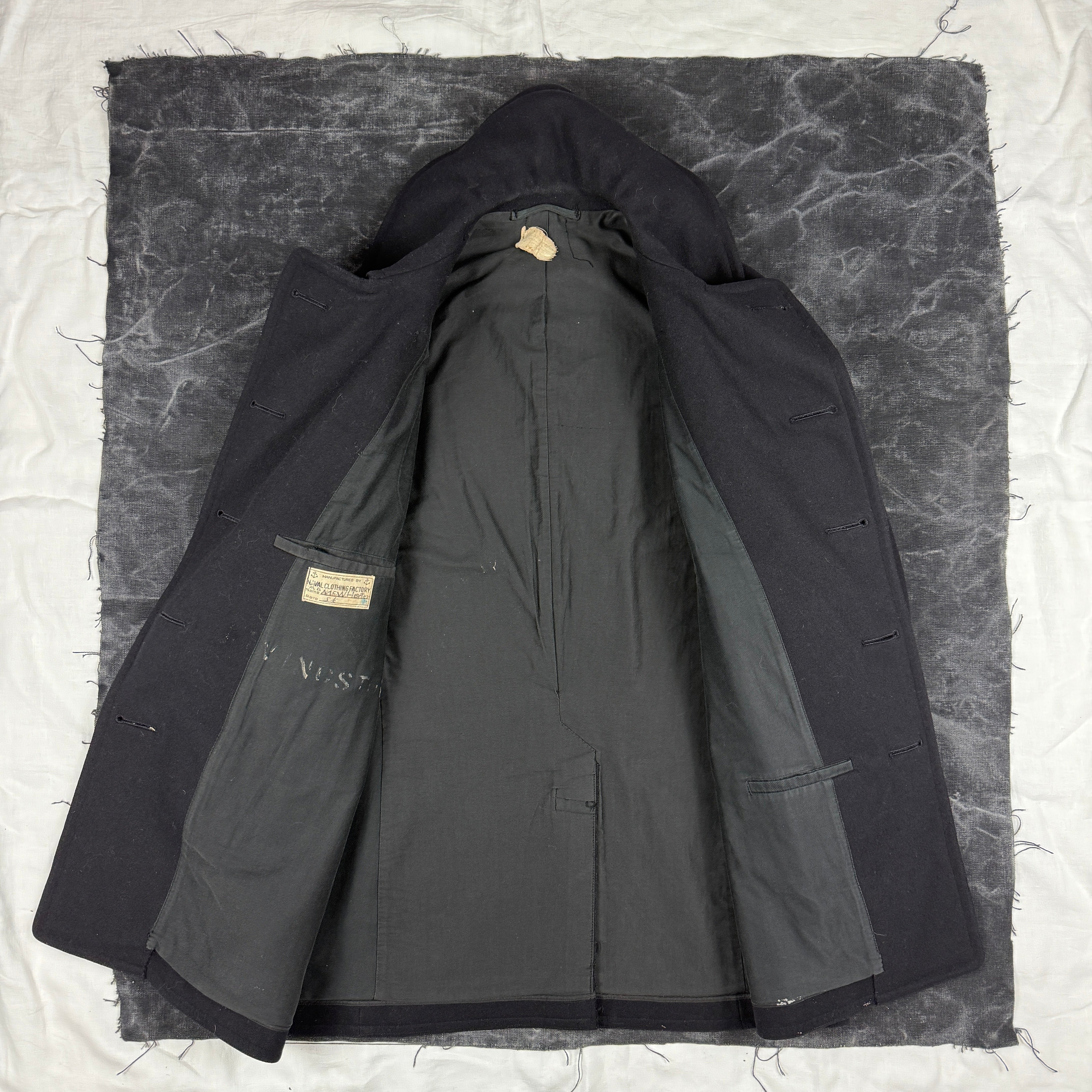 US Navy Pre-War Peacoat - Good Condition - Size 40