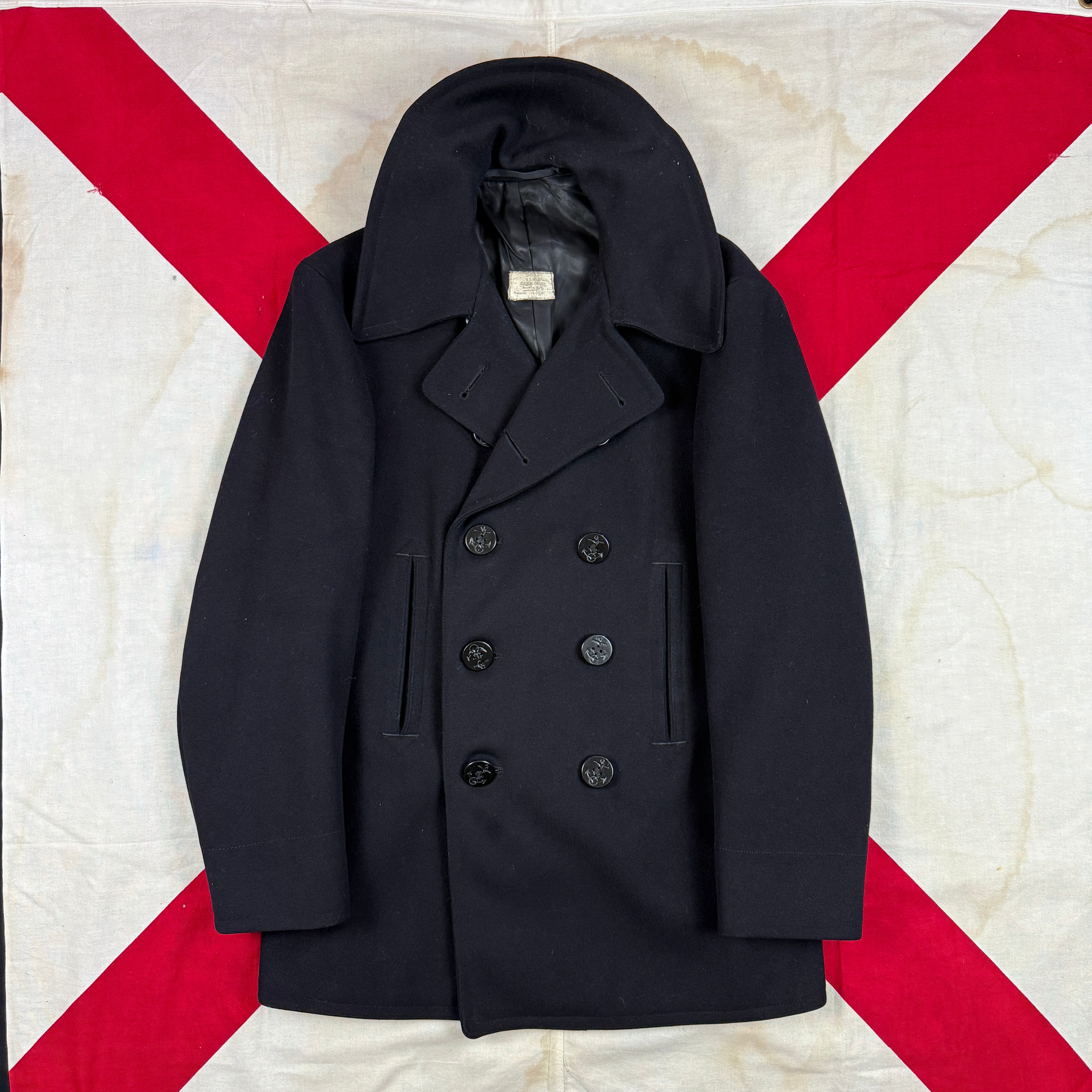 US Navy Mid WW2 Peacoat - Mint Condition - Size 38