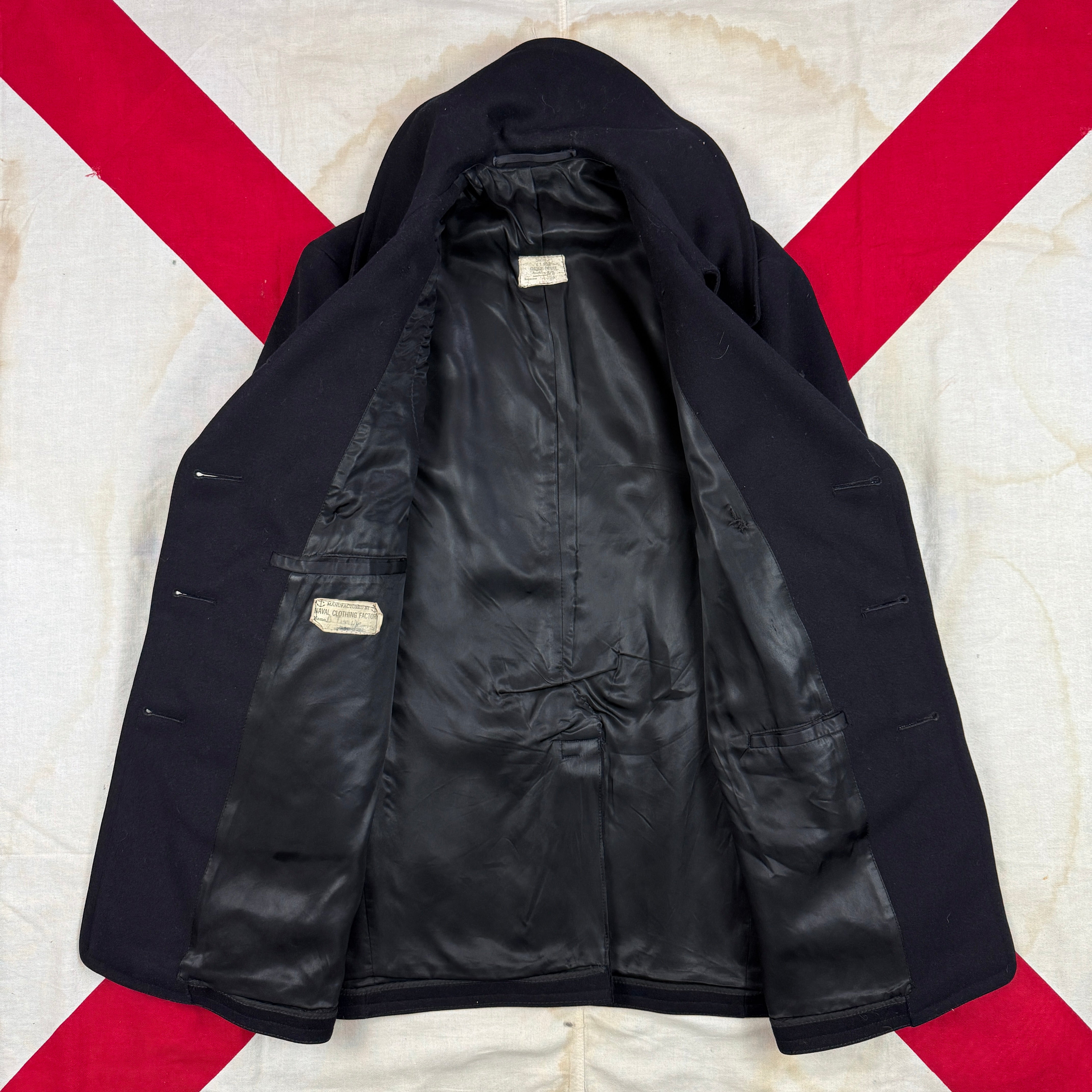 US Navy Mid WW2 Peacoat - Mint Condition - Size 38