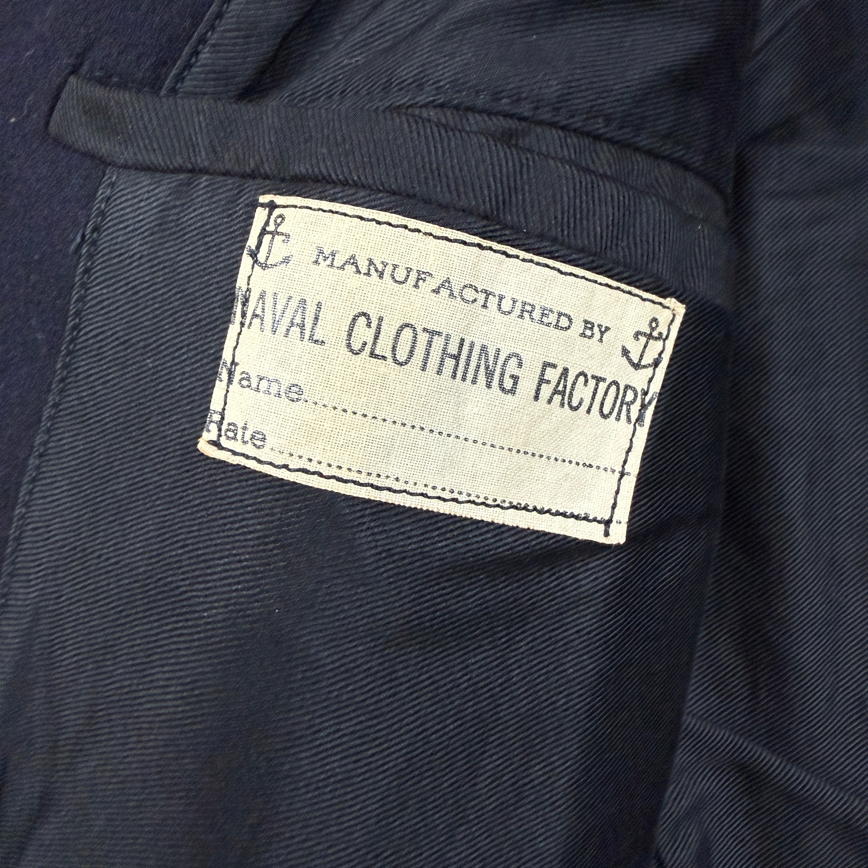 US Navy Early WW2 Peacoat - Mint Condition - Size 42