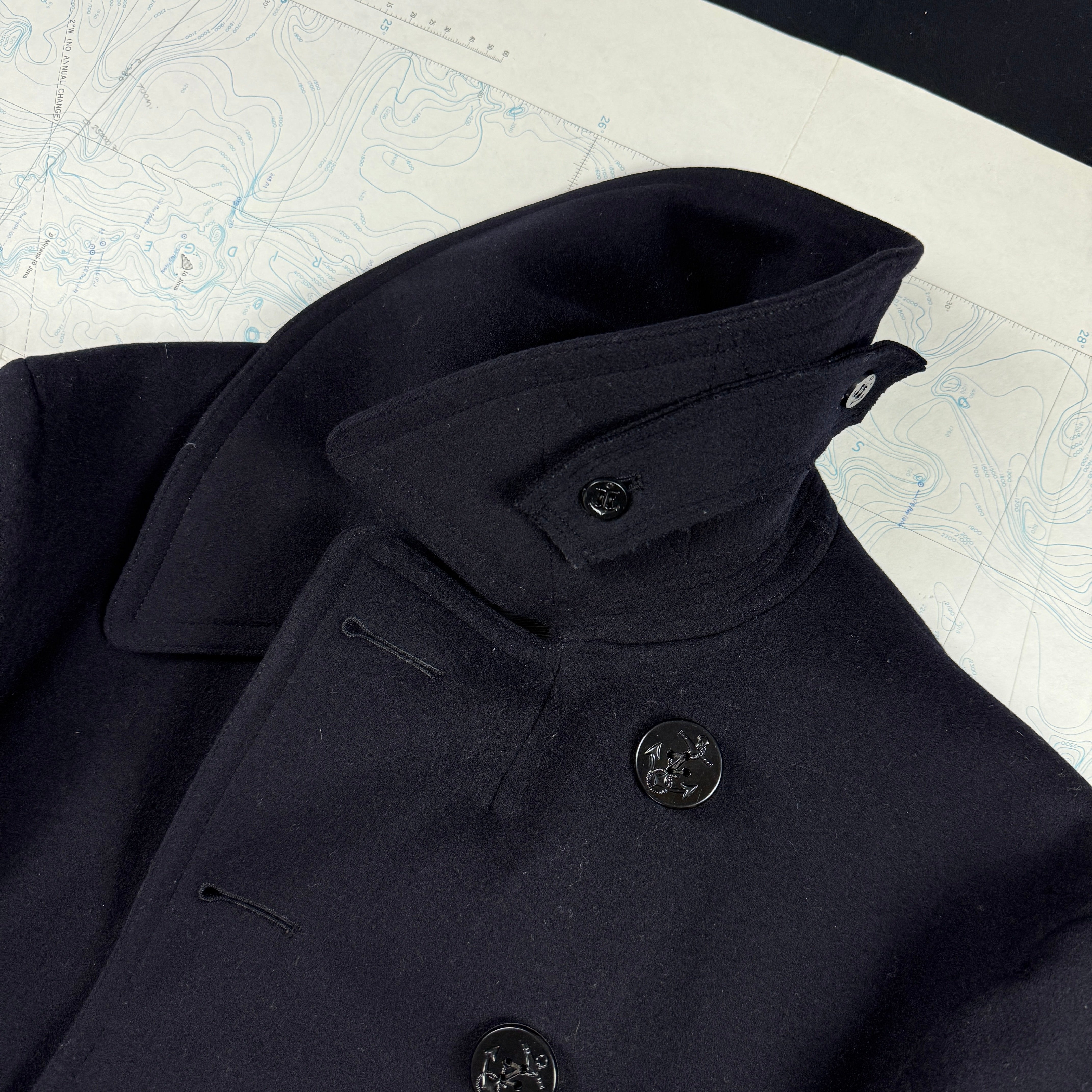 US Navy Early WW2 Peacoat - Mint Condition - Size 42