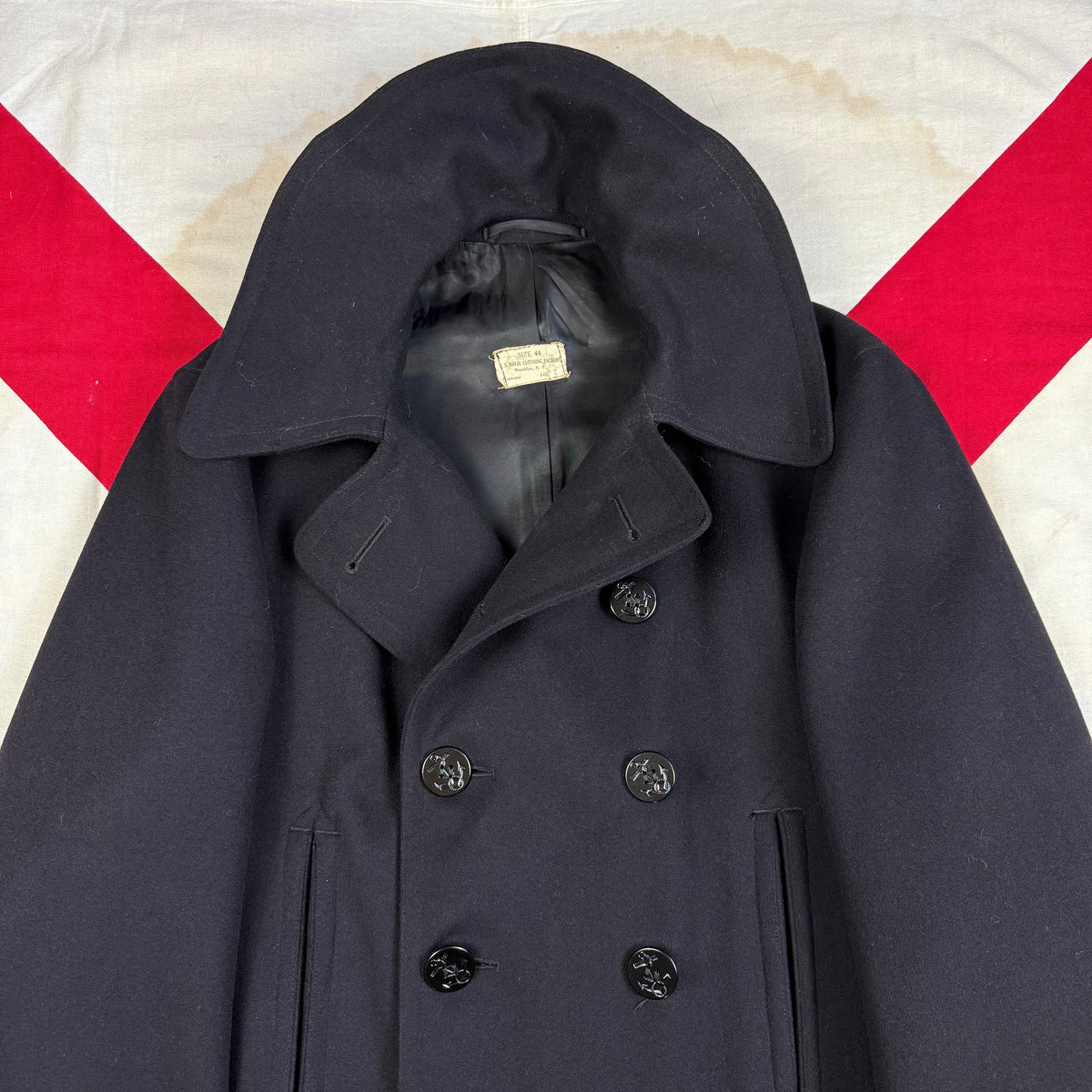 US Navy WW2 Peacoat - Mint Condition - Size 44